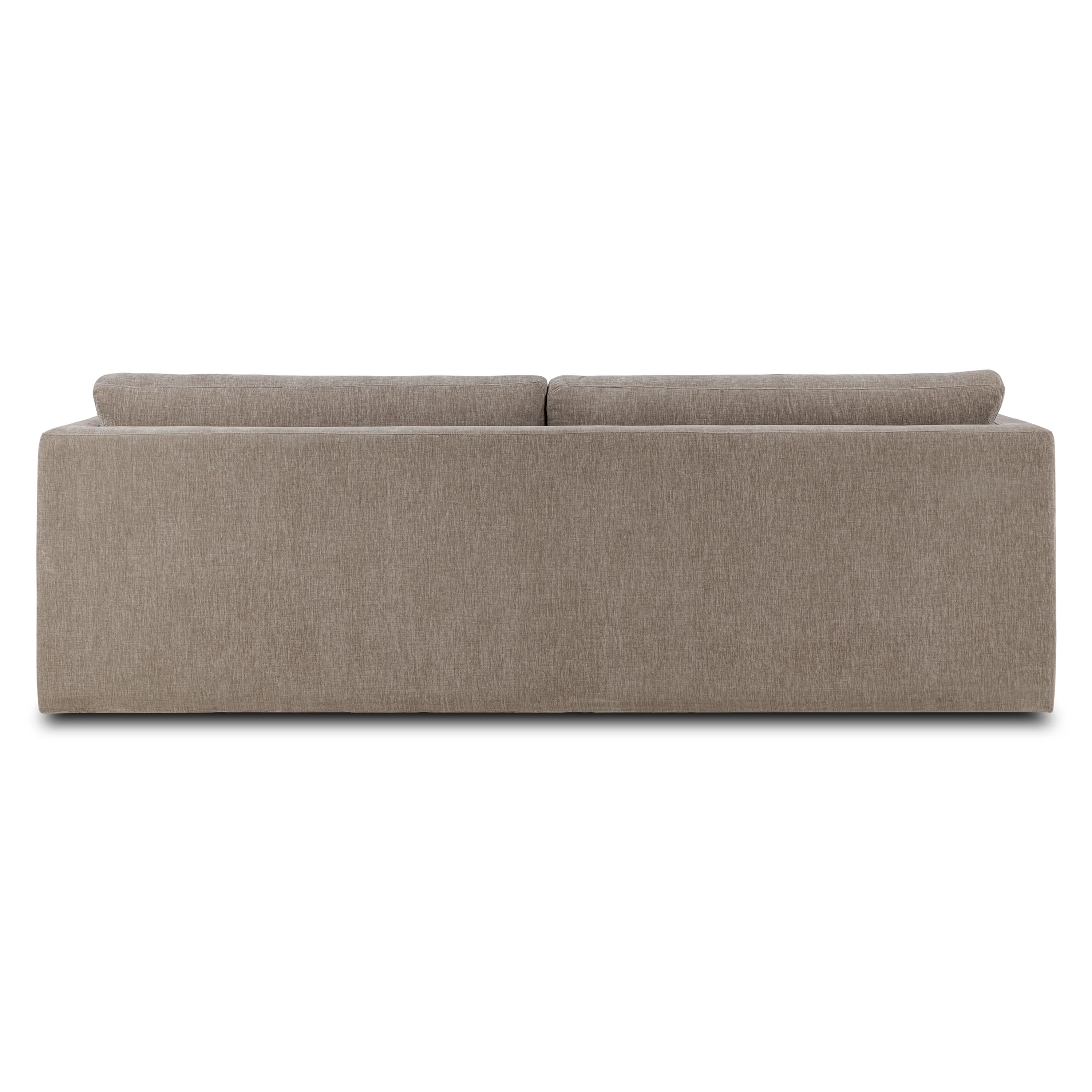Geneva 99" Sofa | Taupe Brown - Image 8