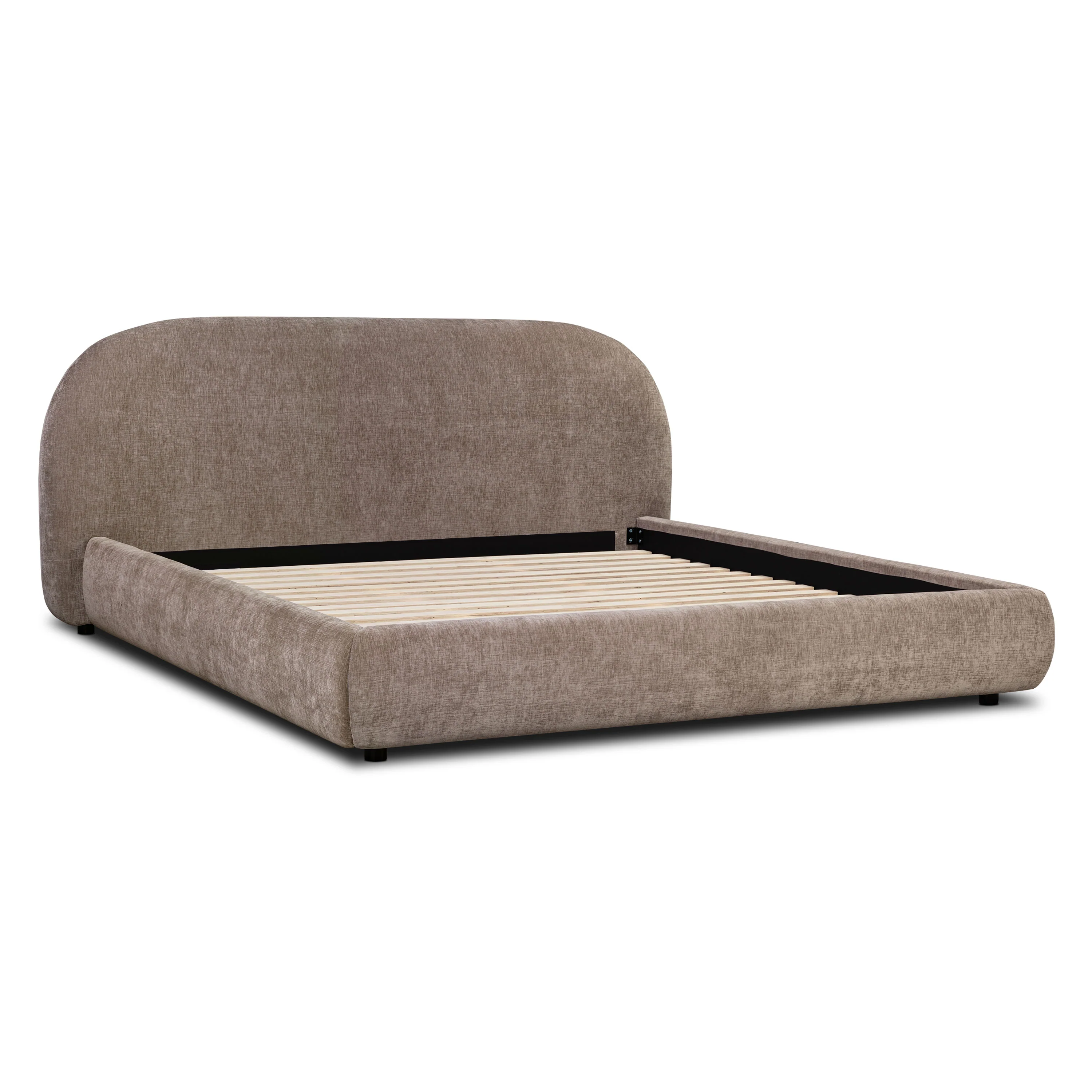 Genoa Bed | Taupe Brown | King - Image 4
