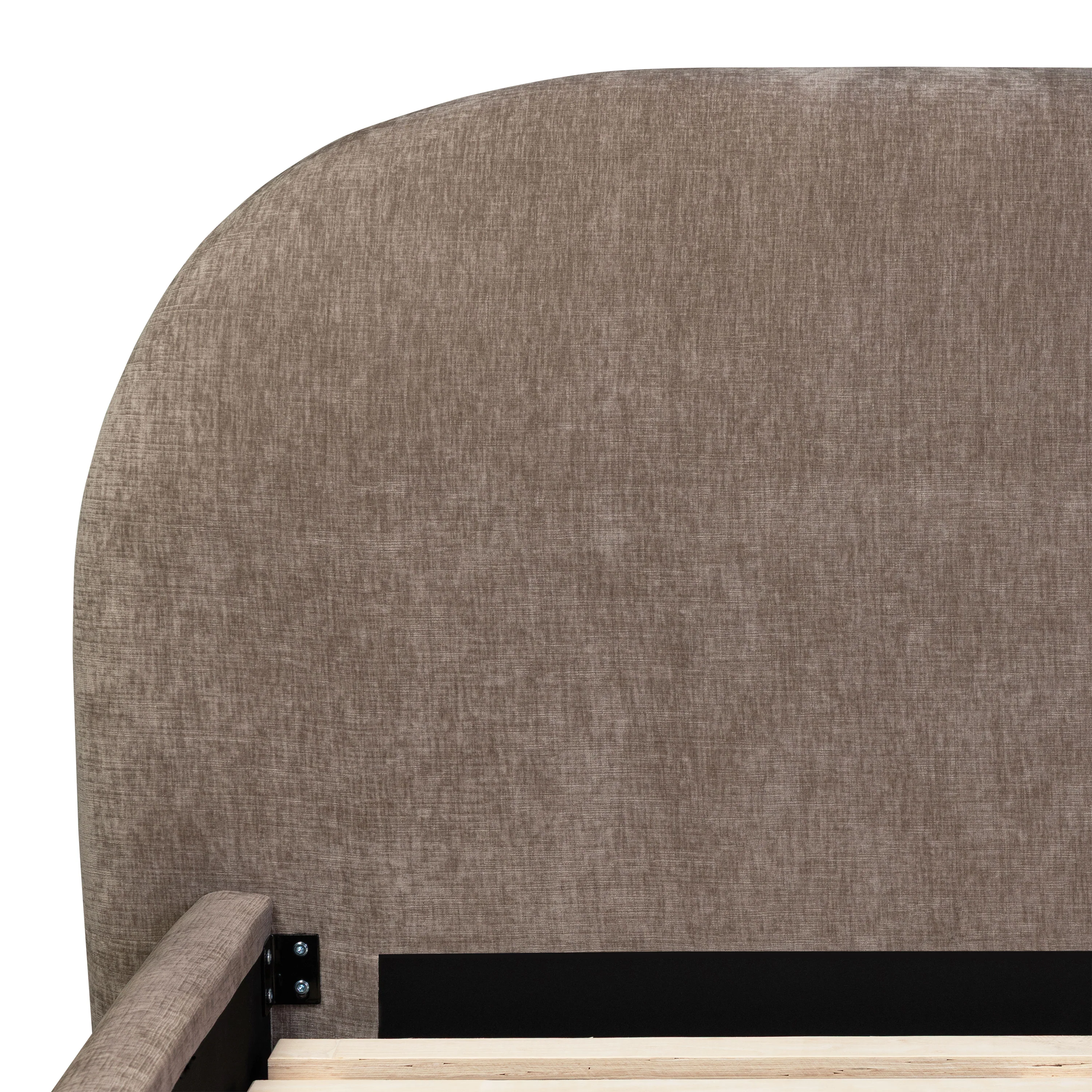 Genoa Bed | Taupe Brown | King - Image 7