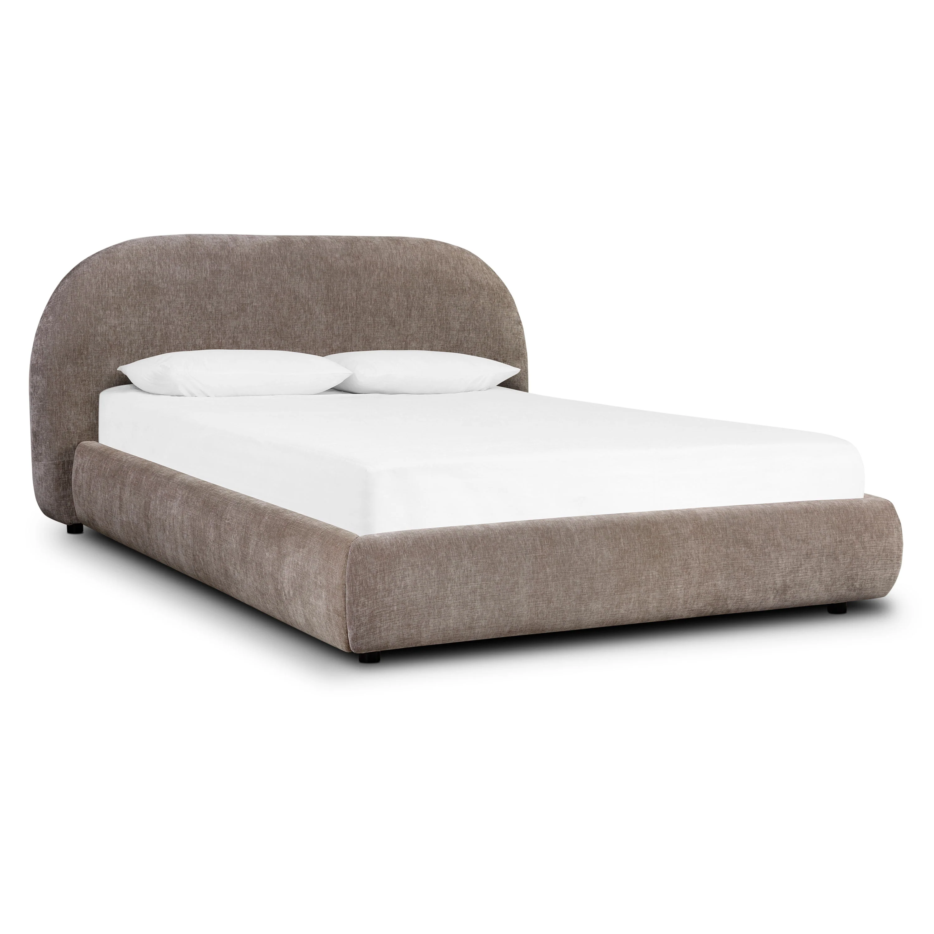 Genoa Bed | Taupe Brown | Queen - Image 3