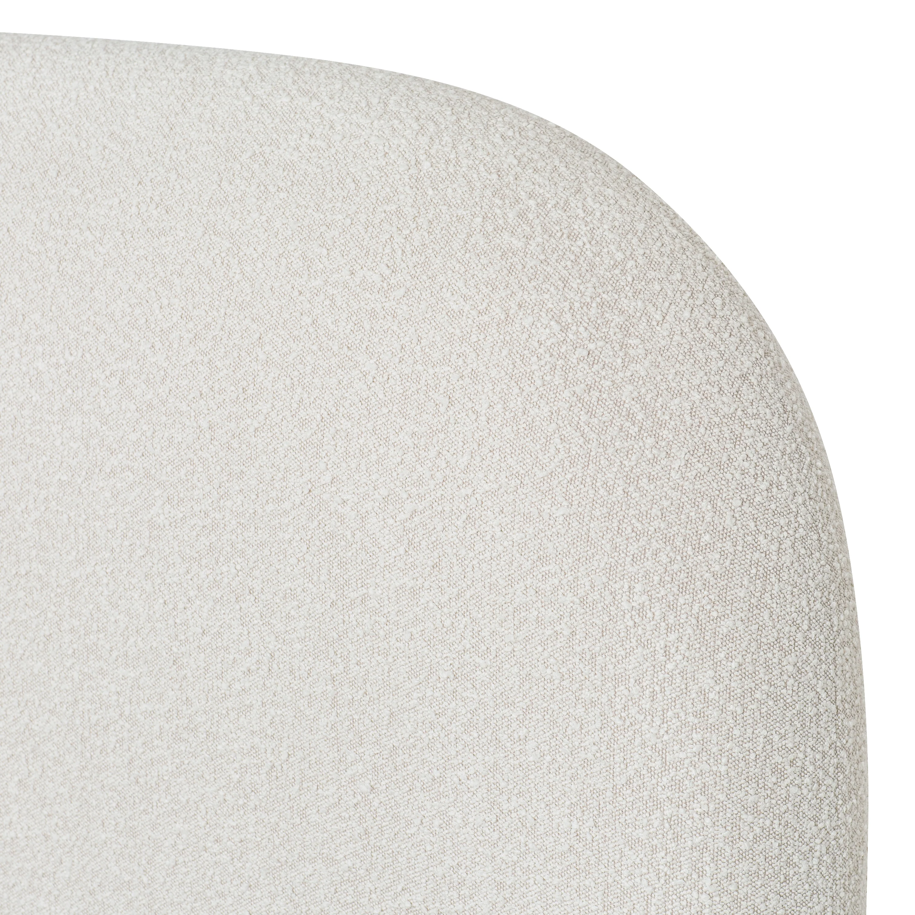 Genoa Bed | Crema White Boucle | King - Image 10
