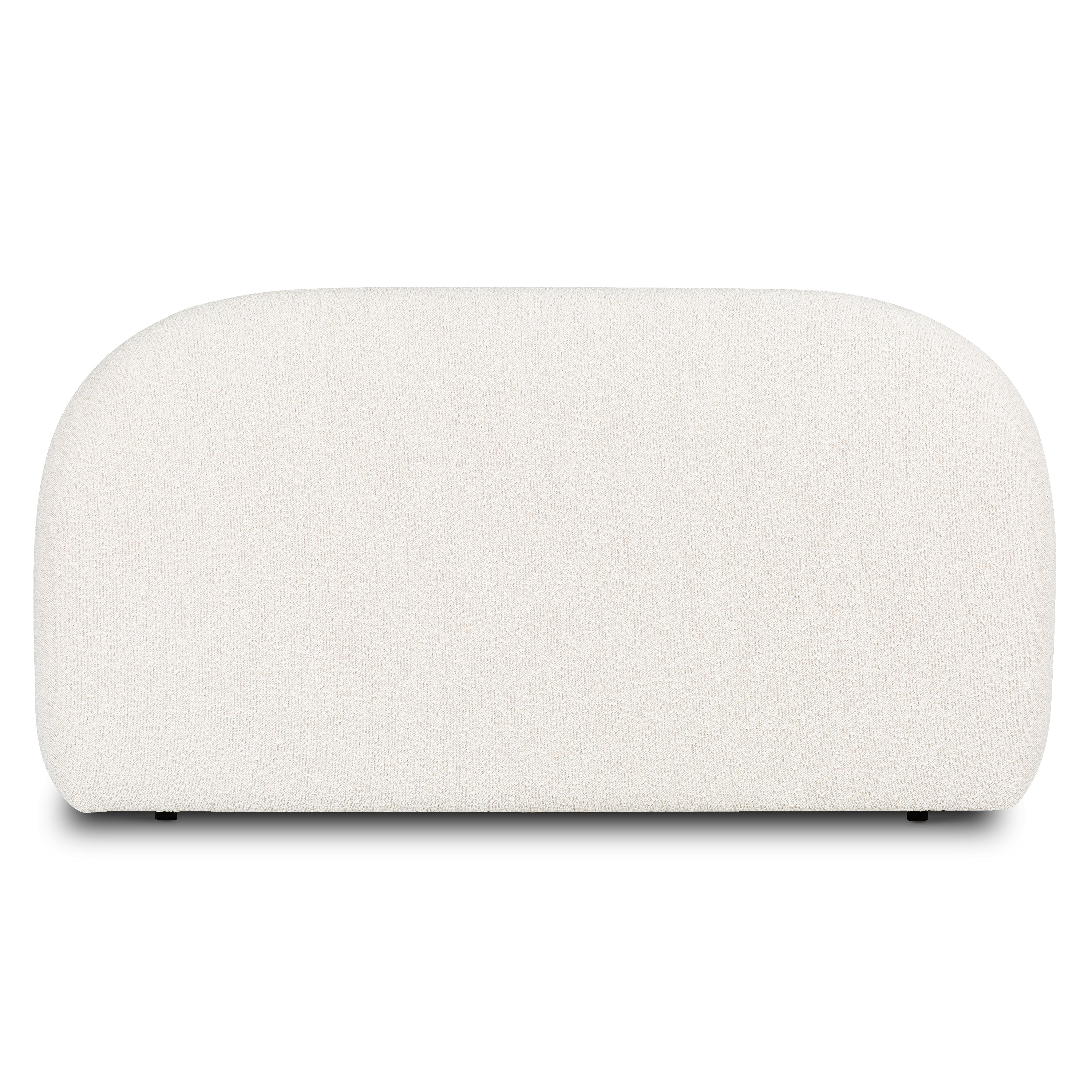 Genoa Bed | Crema White Boucle | Queen - Image 9