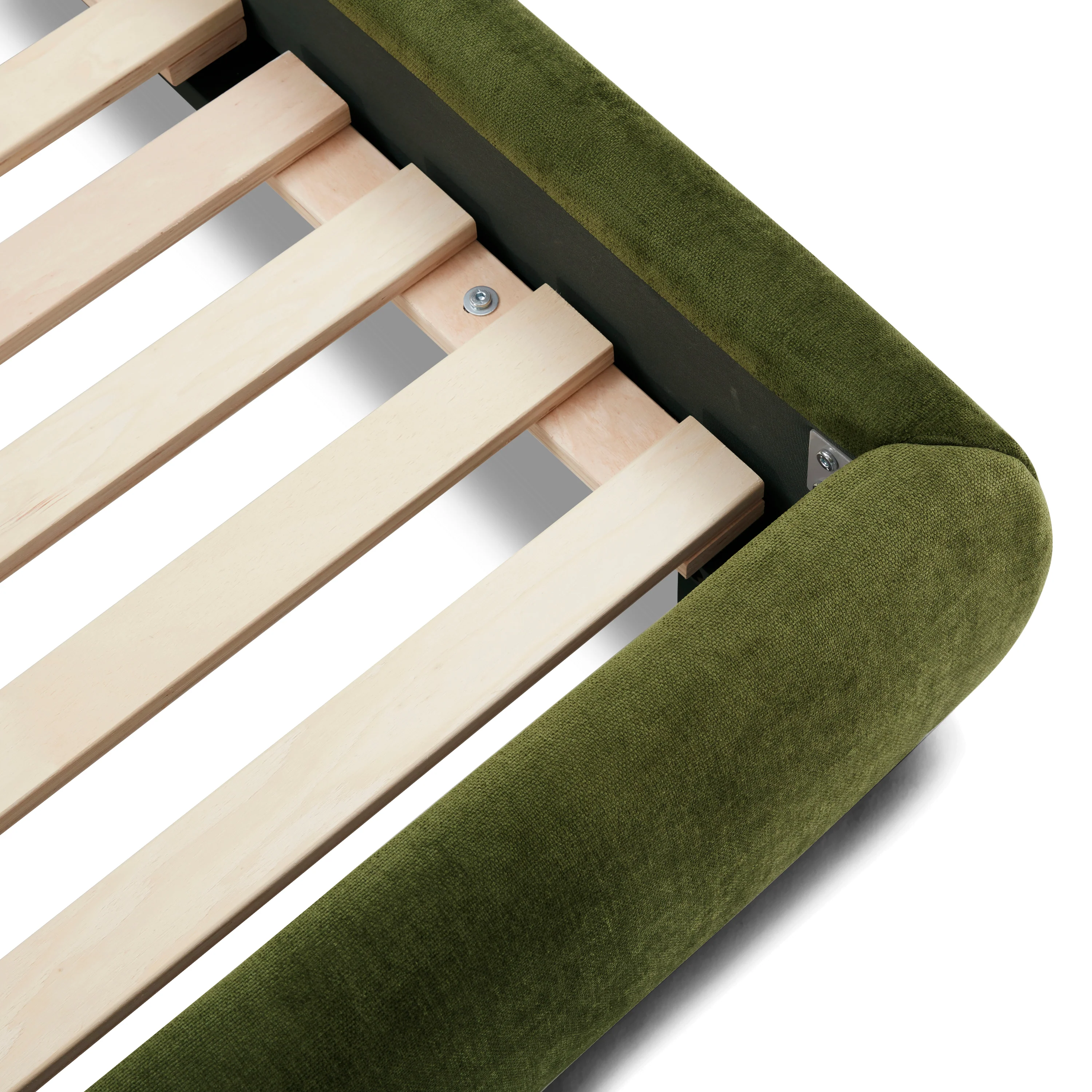 Genoa Bed | Distressed Green Velvet | King - Image 11
