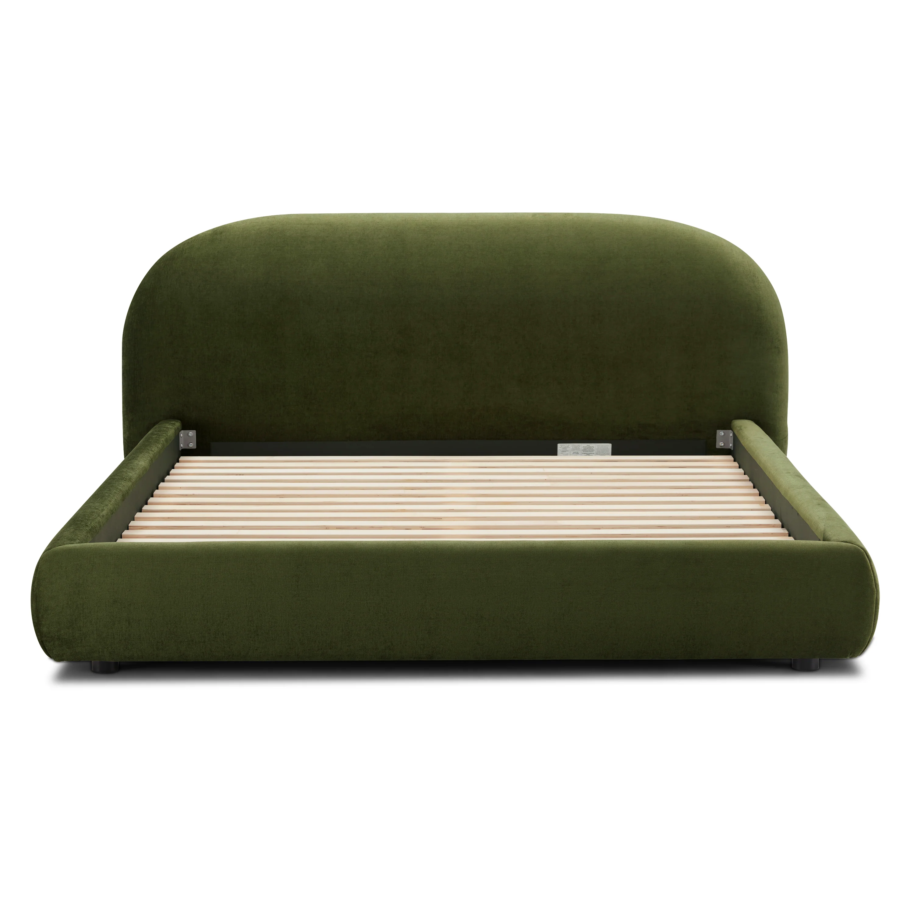 Genoa Bed | Distressed Green Velvet | King - Image 3