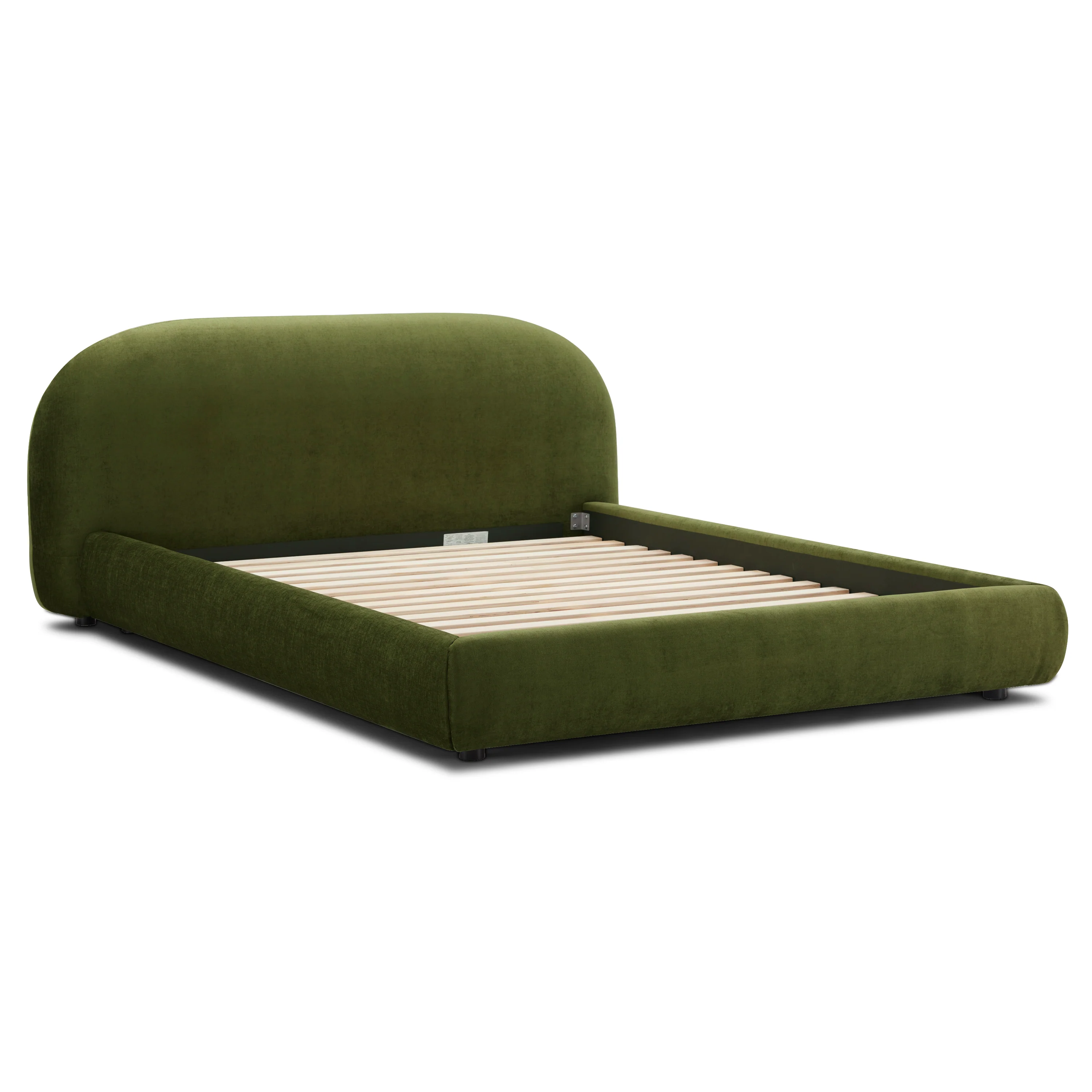 Genoa Bed | Distressed Green Velvet | King - Image 4