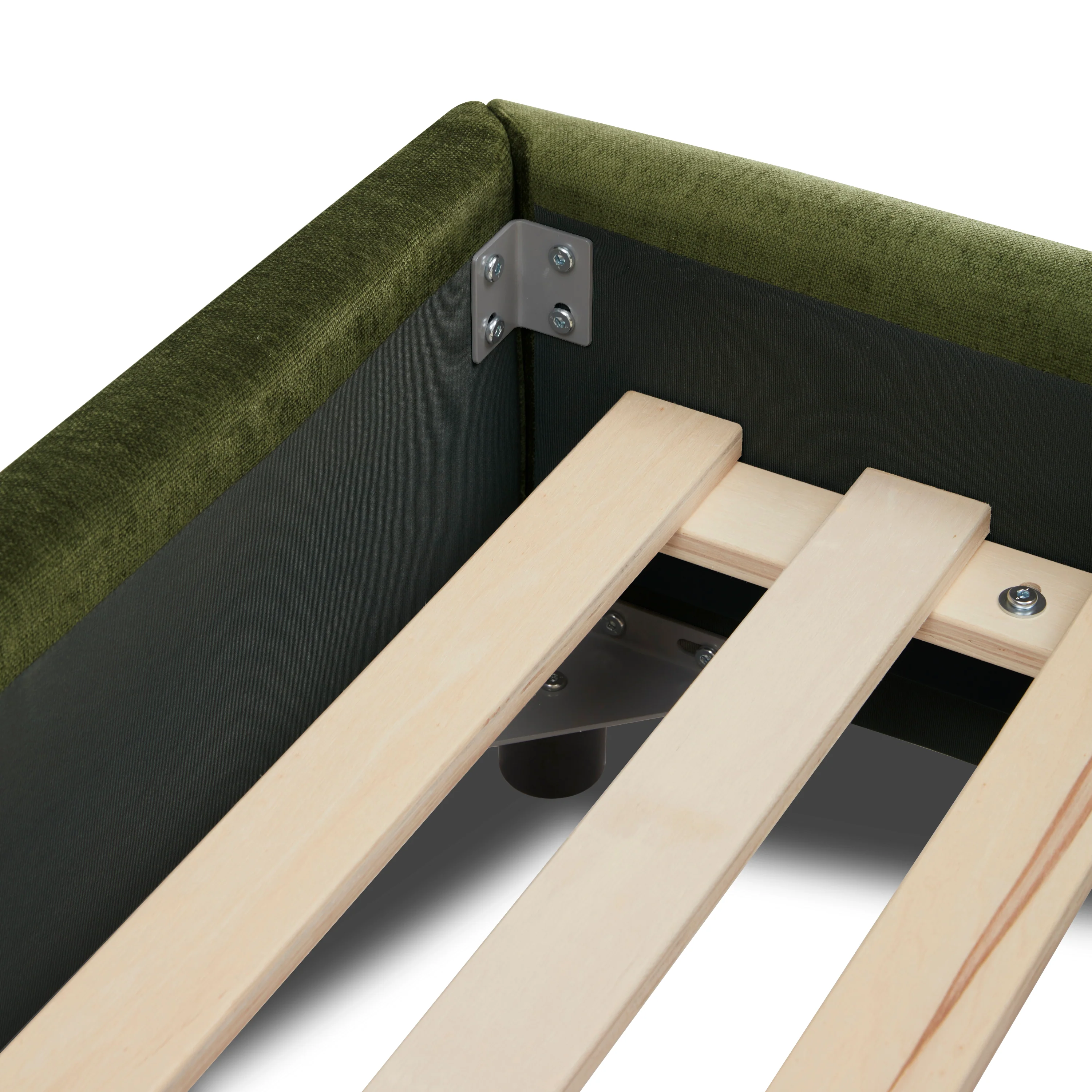 Genoa Bed | Distressed Green Velvet | King - Image 9