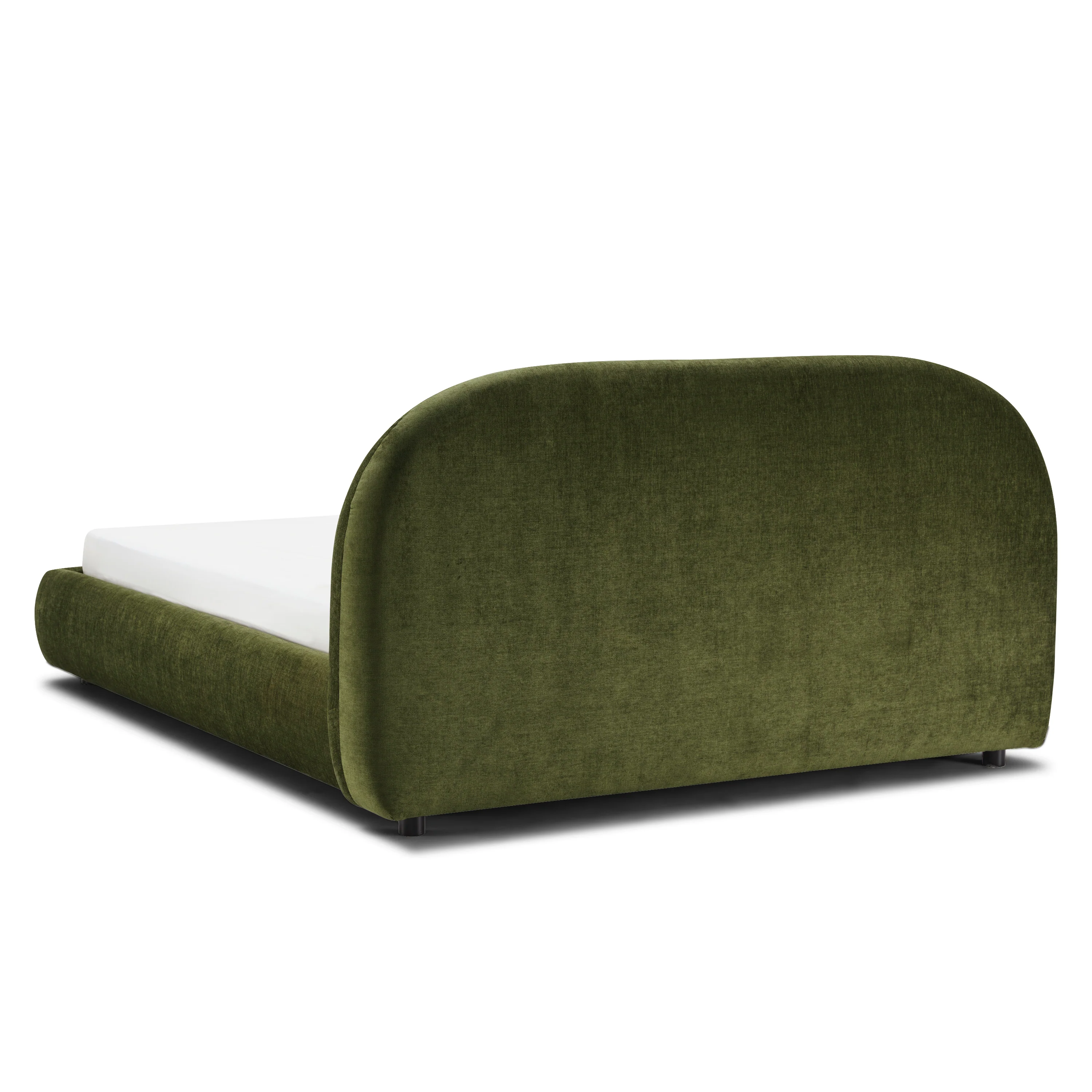 Genoa Bed | Distressed Green Velvet | Queen - Image 8