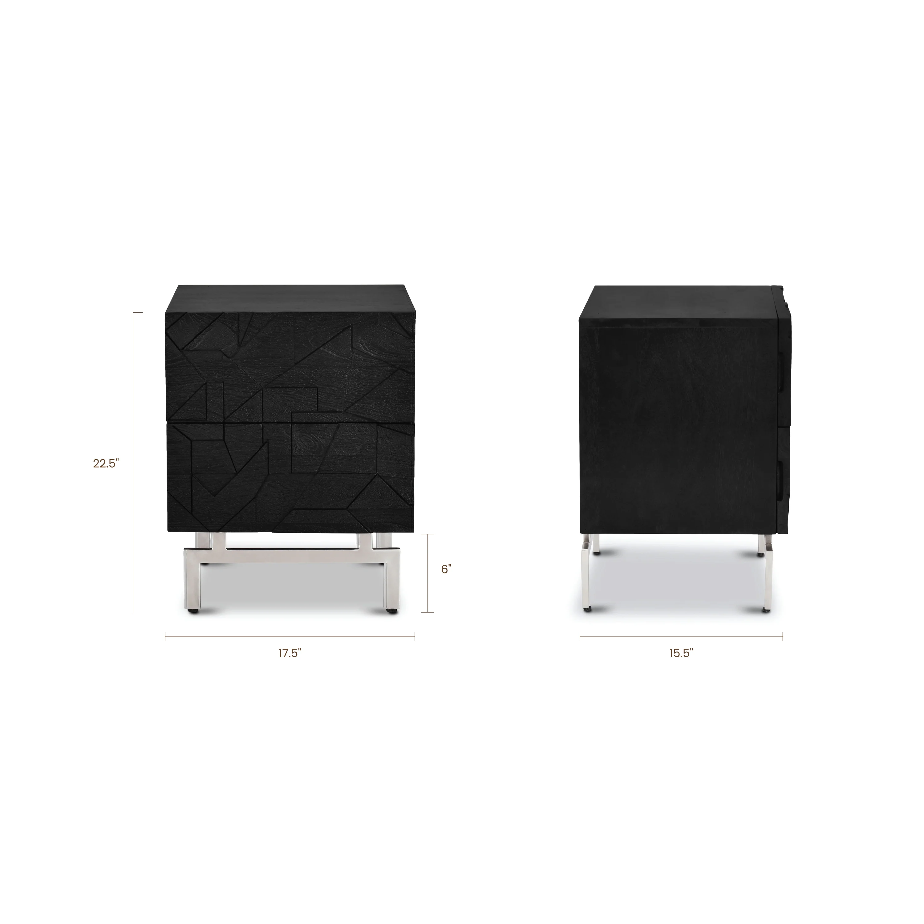 Geo Nightstand | Black - Image 13