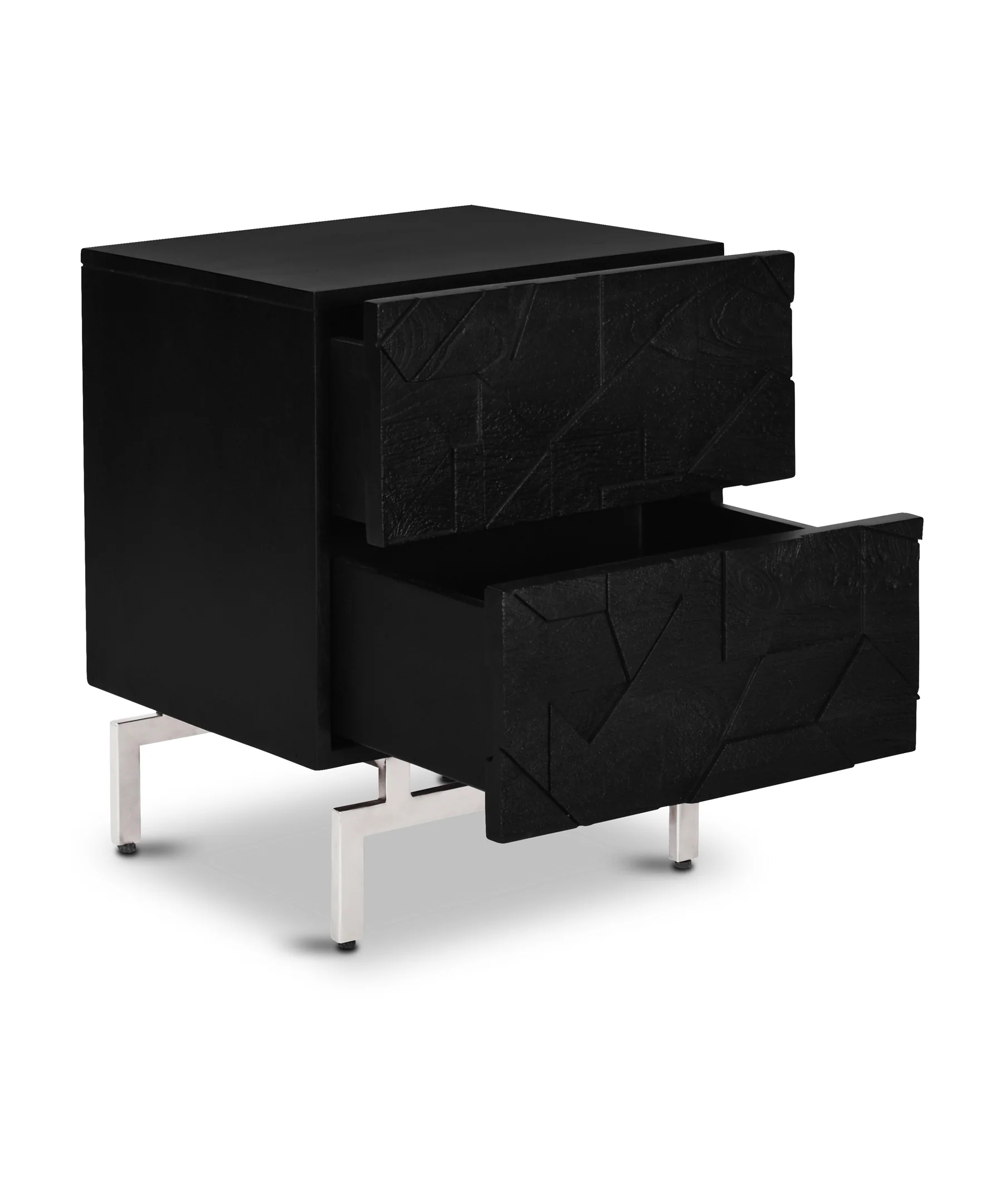 Geo Nightstand | Black - Image 4
