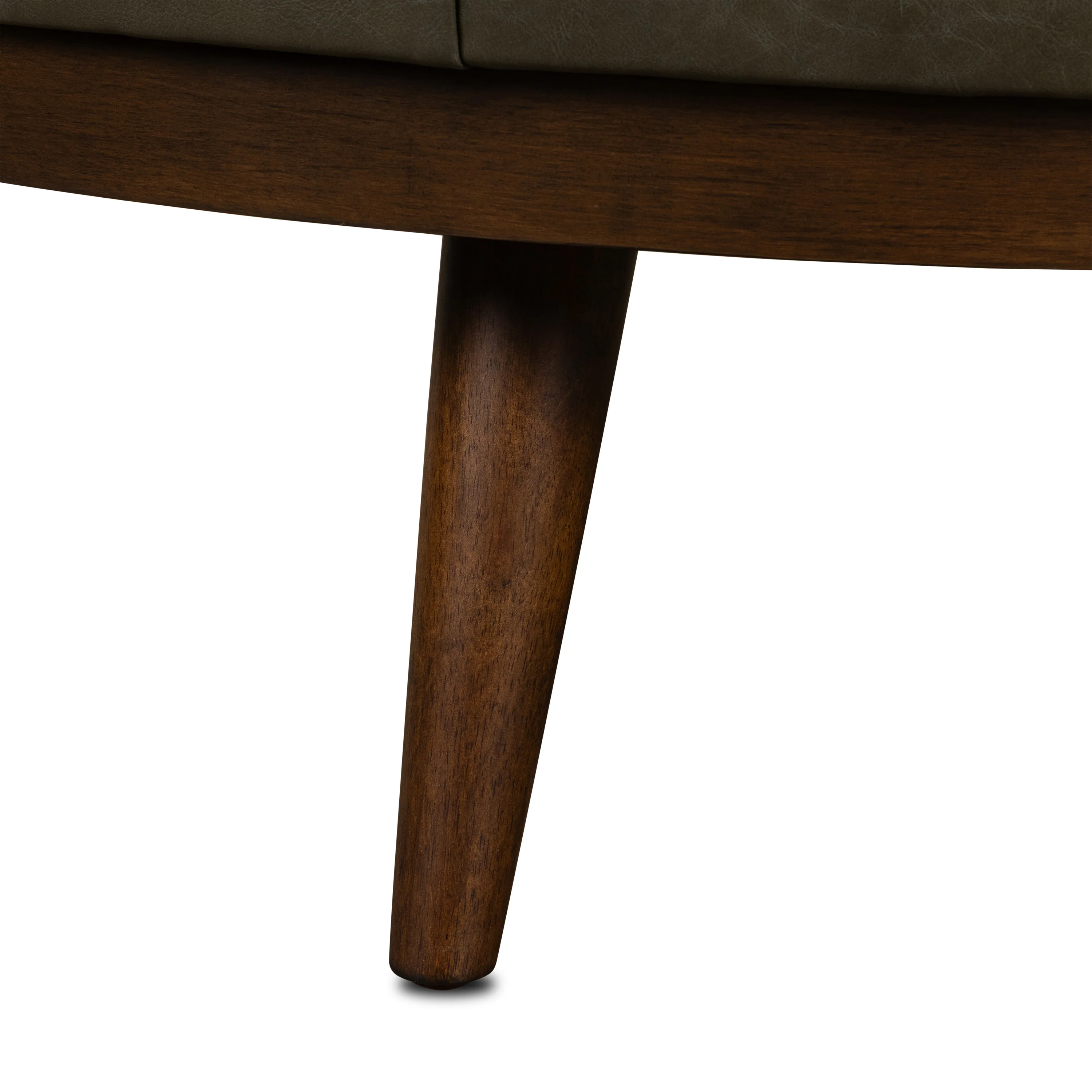 Gio Leather Ottoman | Olivine Green - Image 10