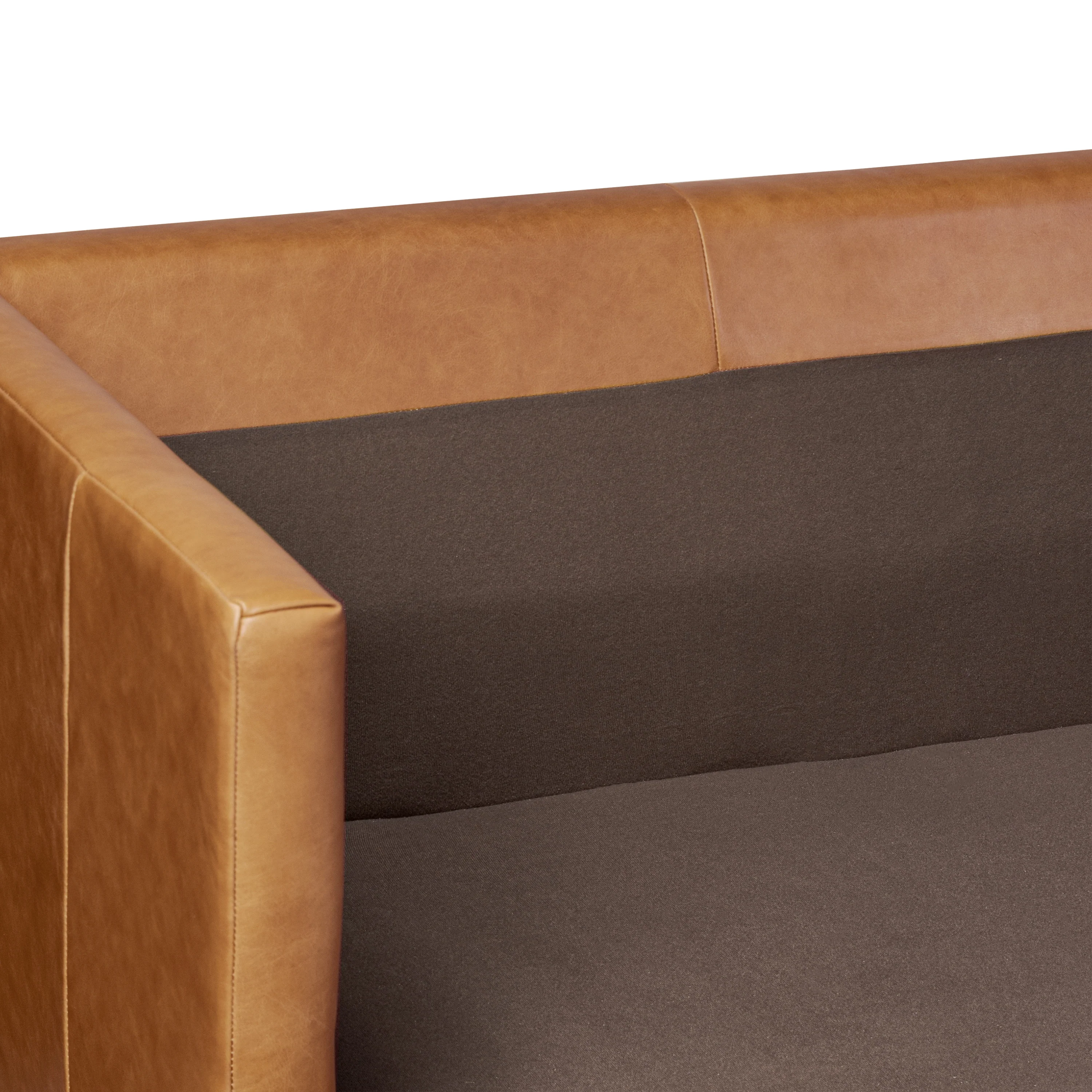 Girona 88" Leather Sofa | Cognac Tan - Image 10