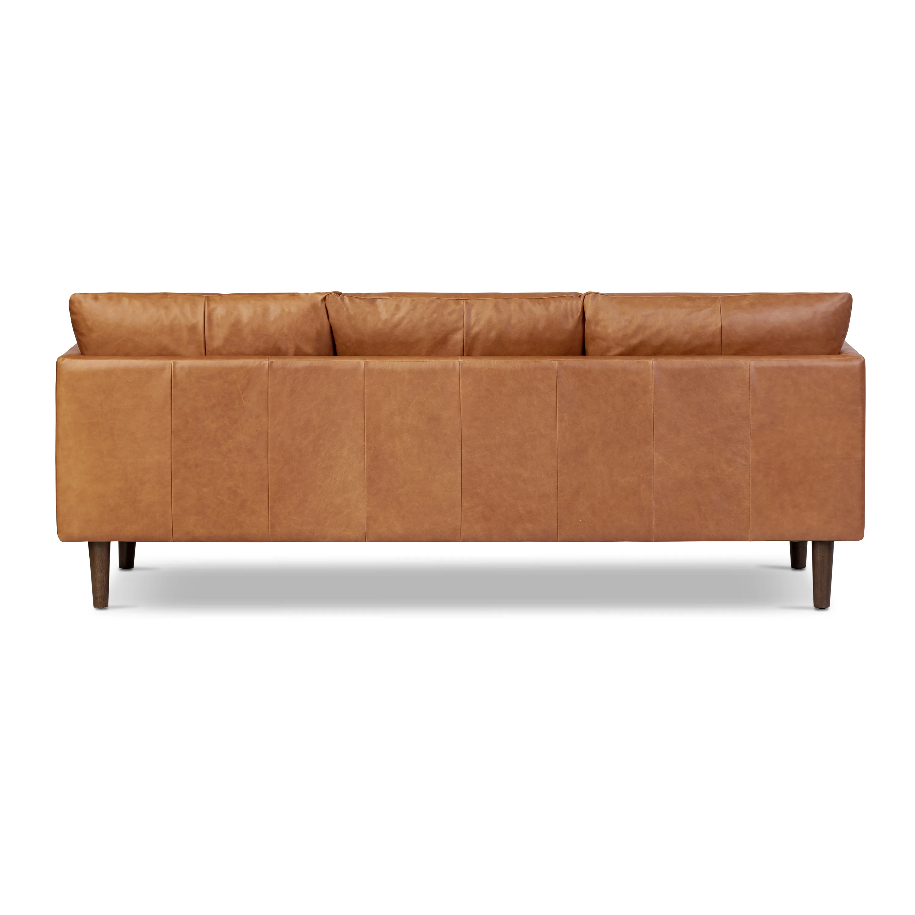 Girona 88" Leather Sofa | Cognac Tan - Image 5