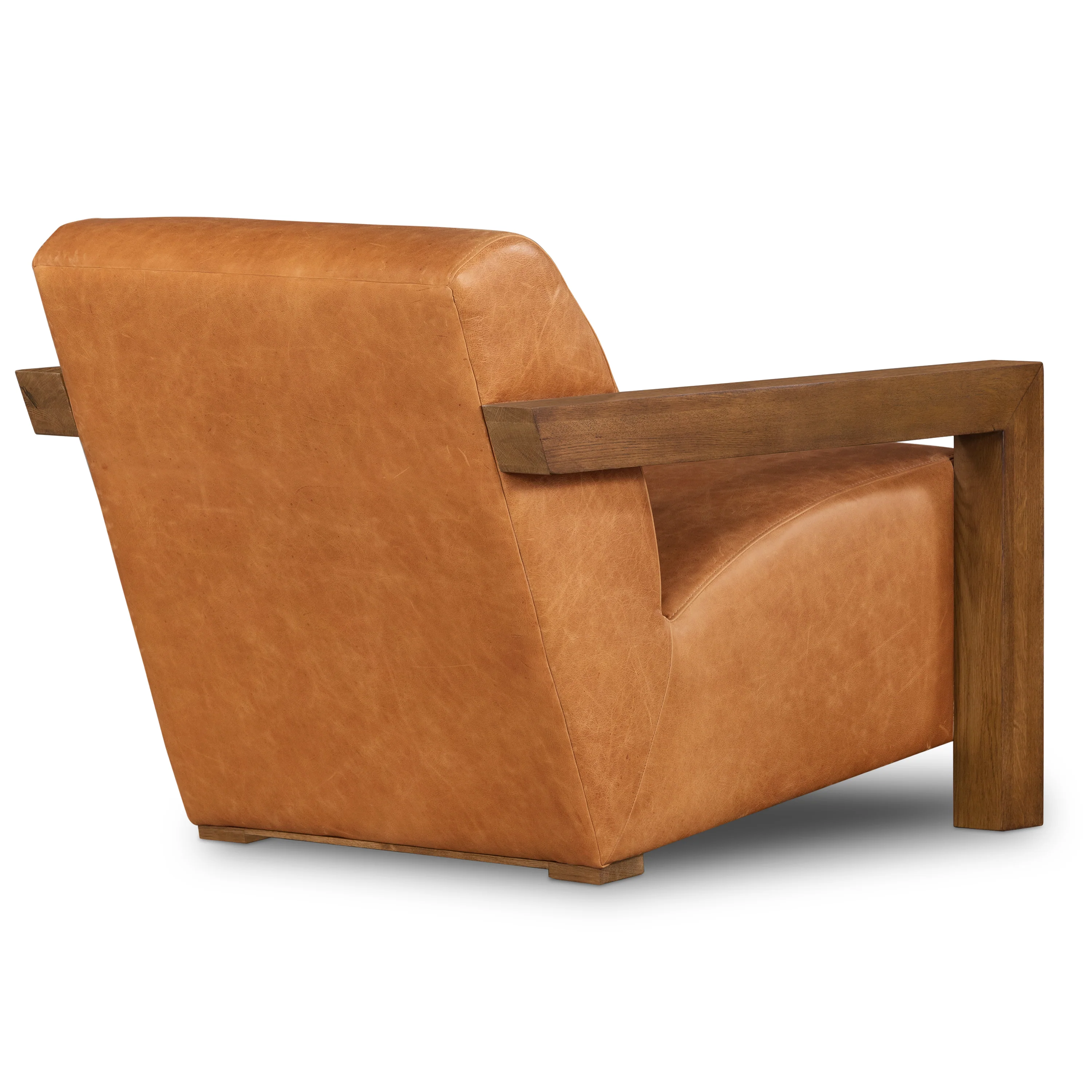 Giza Leather Lounge Chair | Cognac Tan | Set of 2 - Image 6