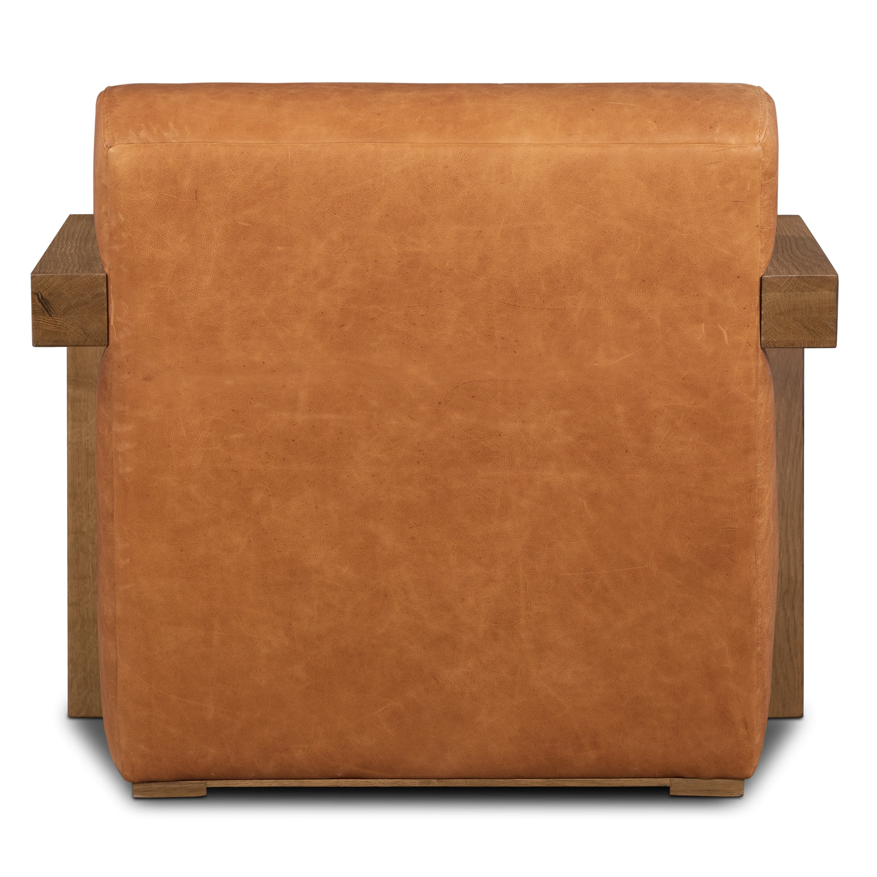 Giza Leather Lounge Chair | Cognac Tan | Single - Image 7