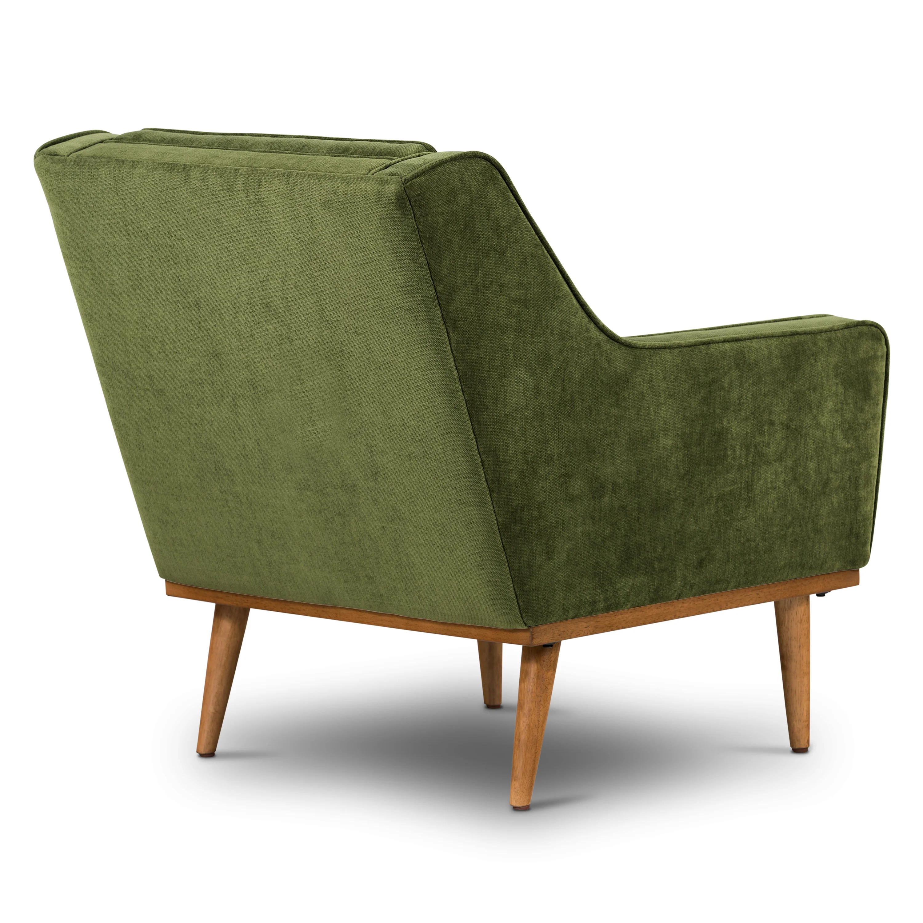 Gus Fabric Lounge Chair | Distressed Green Velvet - Image 5