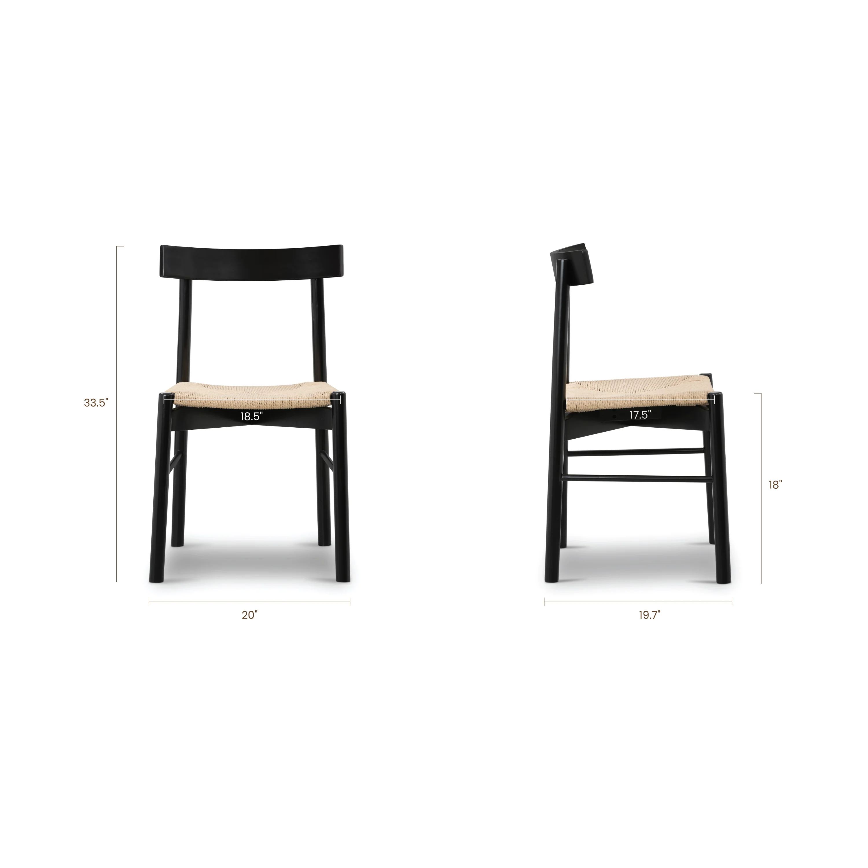 Hamm Dining Chair | Black - Image 17