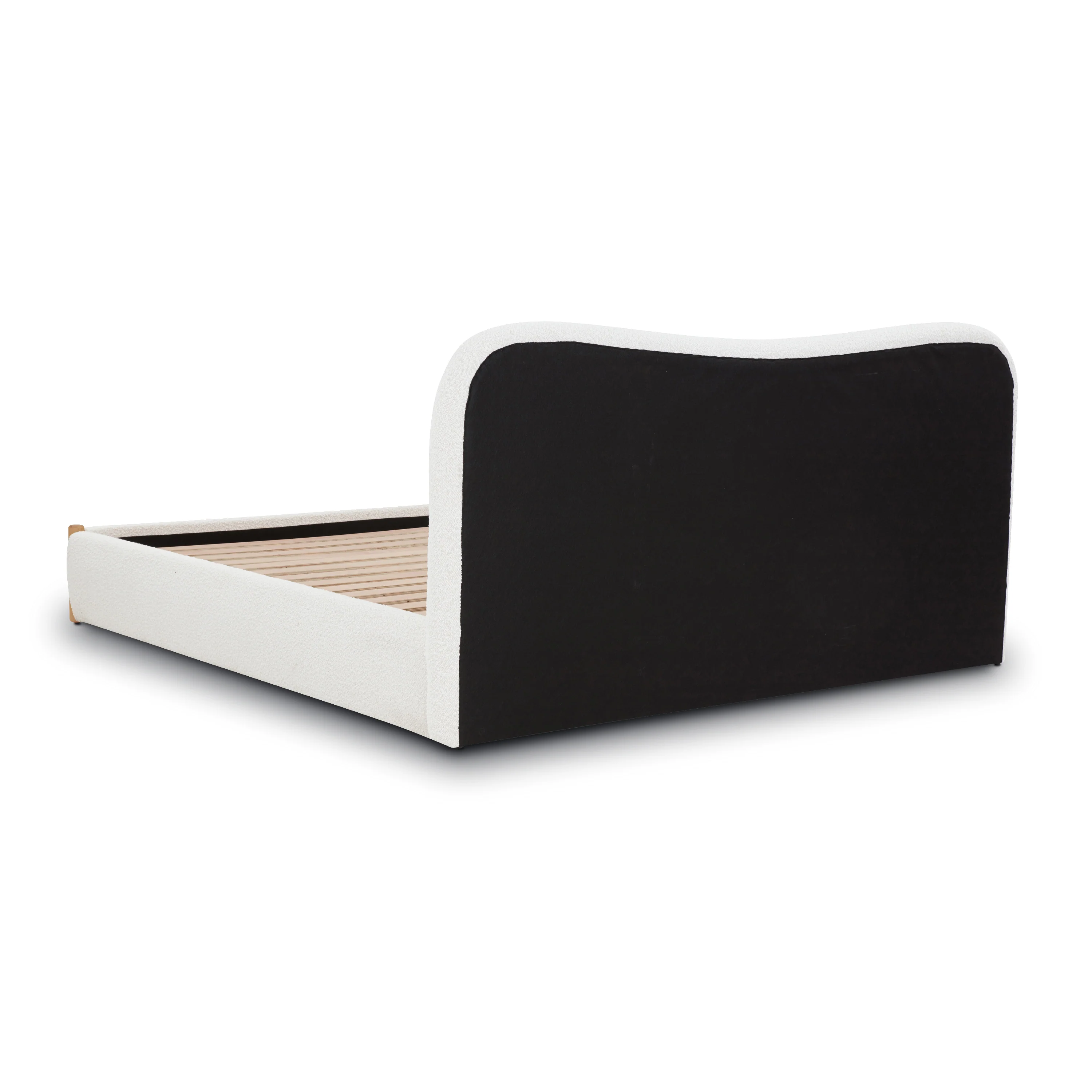Hayde Bed | Froth White Boucle - Image 7