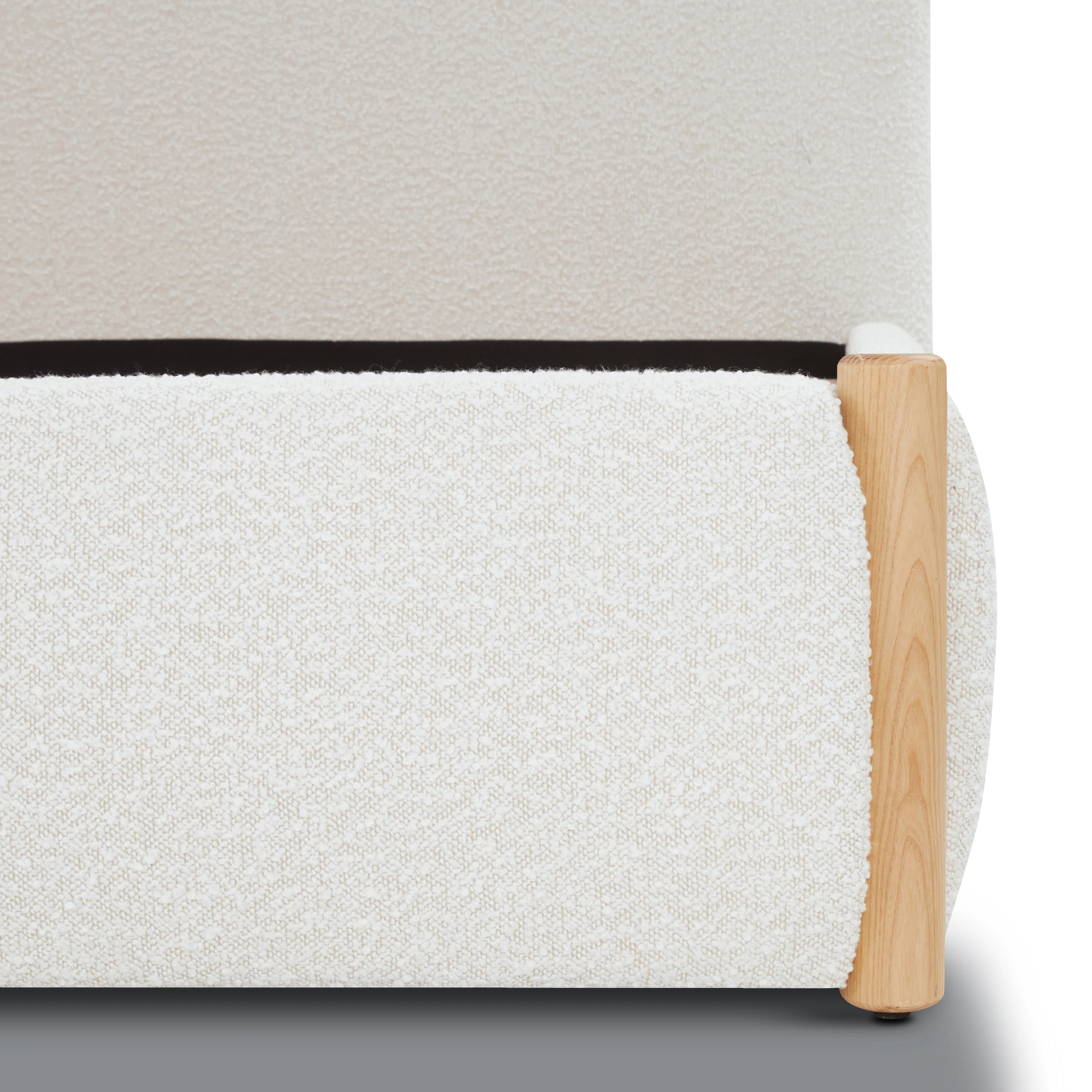 Hayde Bed | Froth White Boucle - Image 9