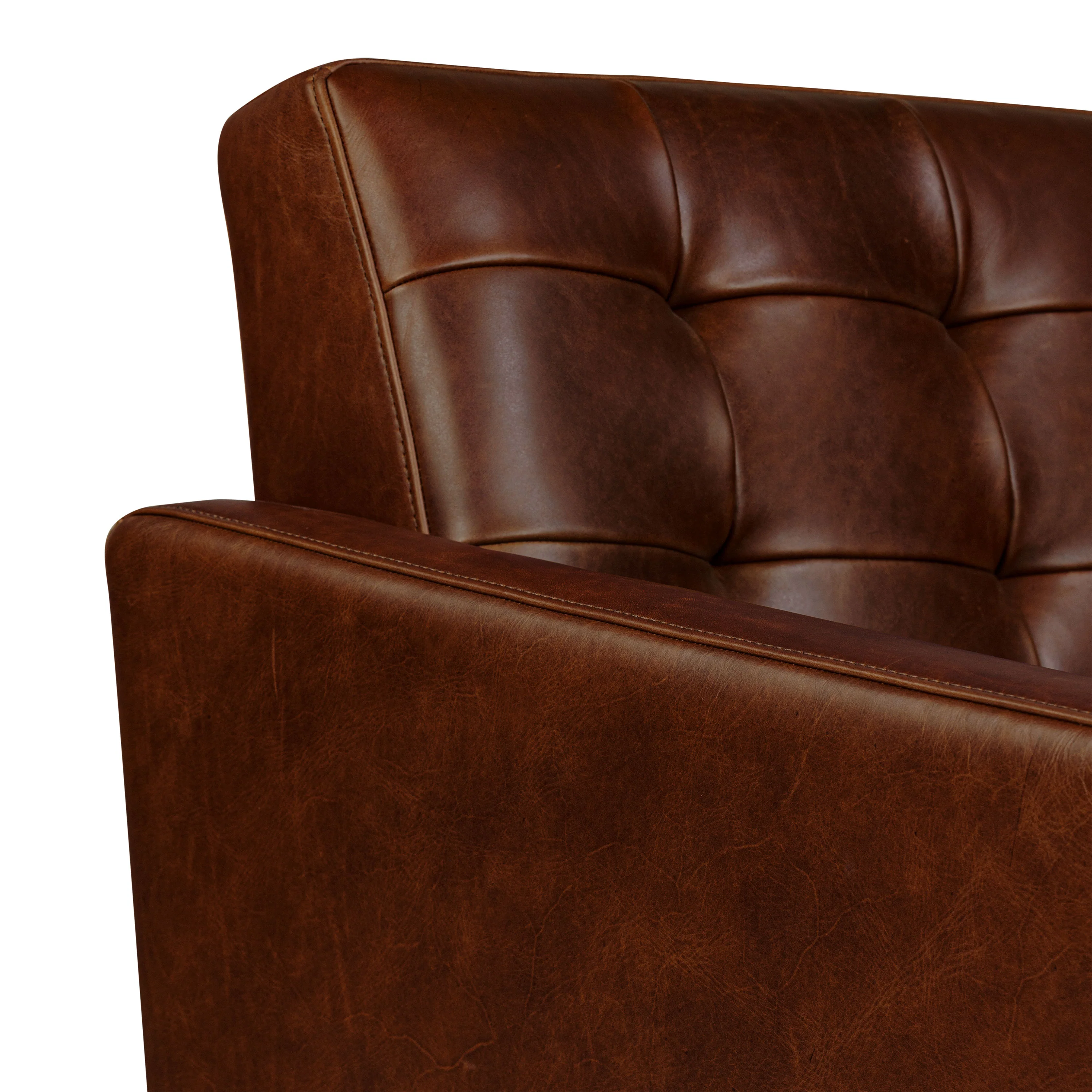 Herstal Leather Lounge Chair | Oscuro Brown - Image 12