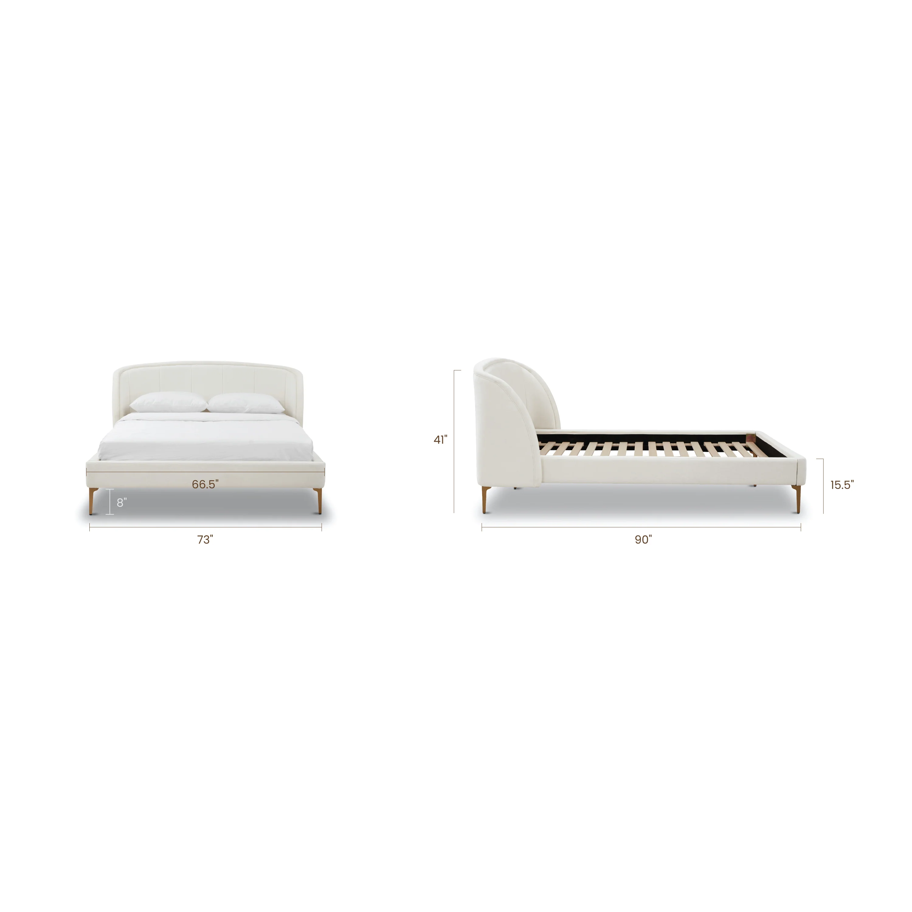 Hestia Bed | Mello White - Image 11