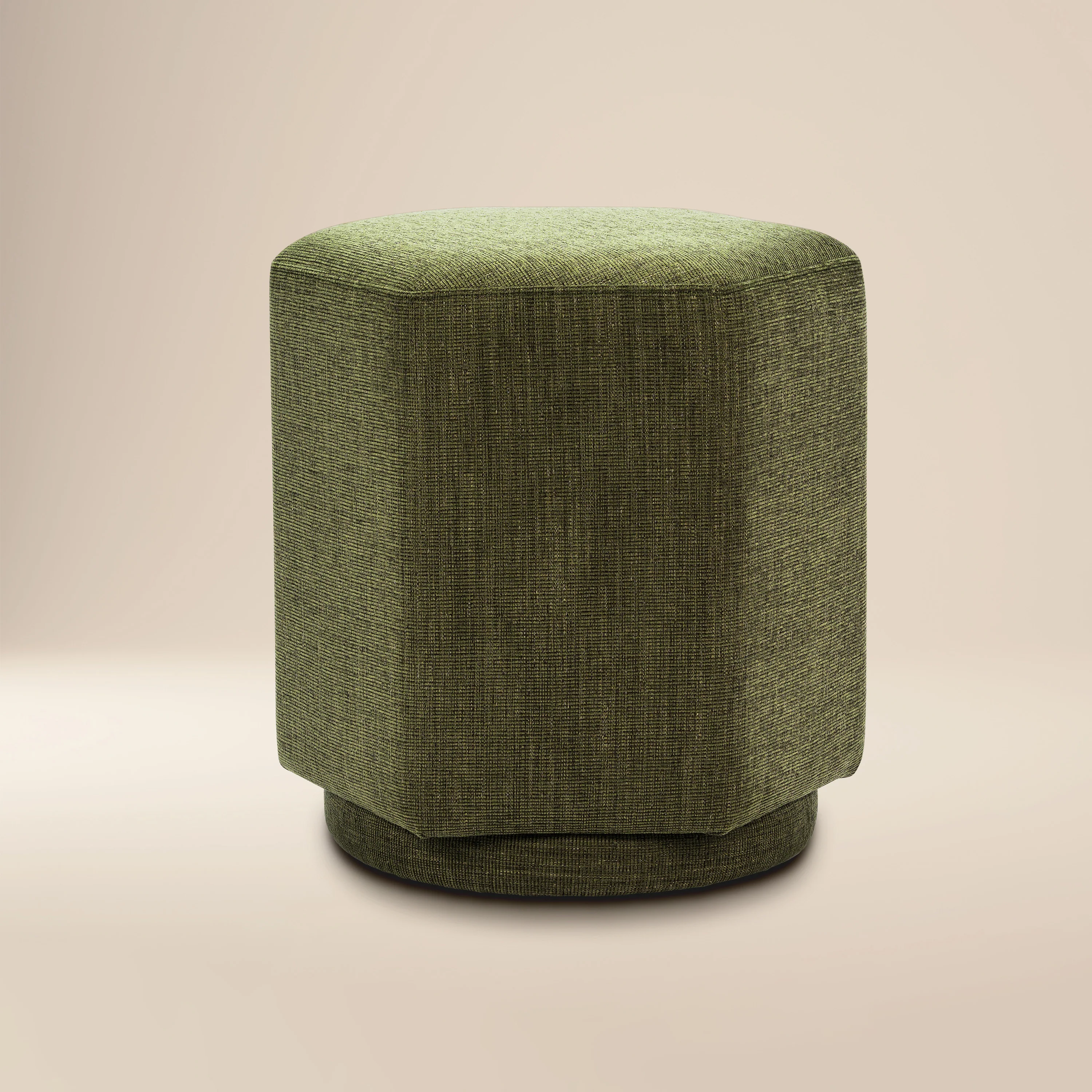 Hexad Ottoman | Moss Green