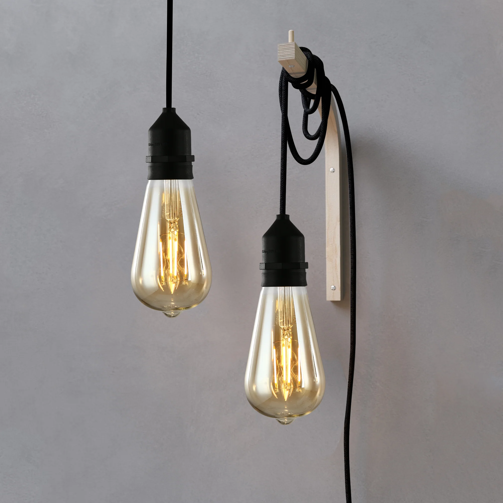 Holland ST21 Amber LED Vintage Filament Light Bulb | Amber | Set of 4 - Image 4