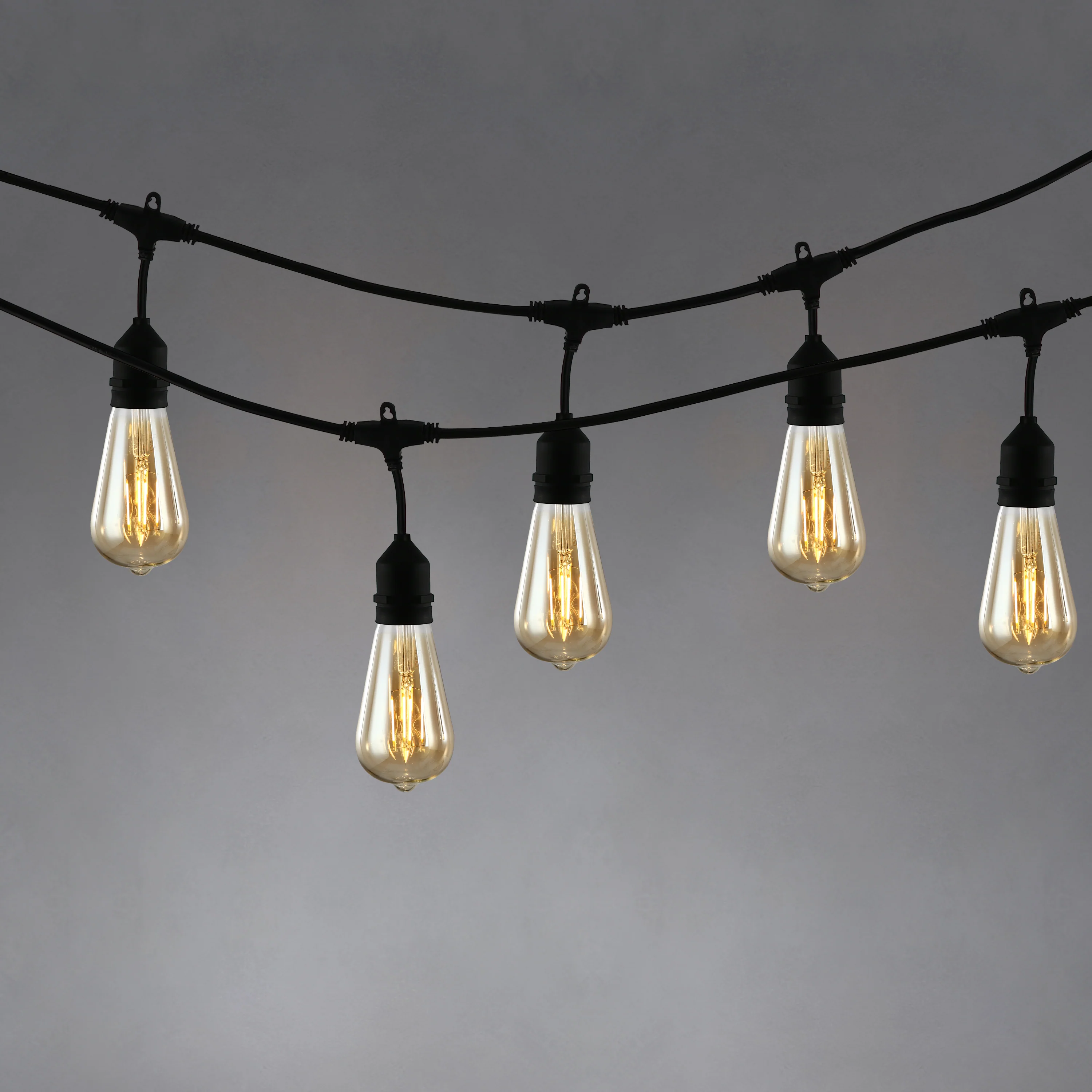 Holland ST21 Amber LED Vintage Filament Light Bulb | Amber | Set of 4 - Image 6