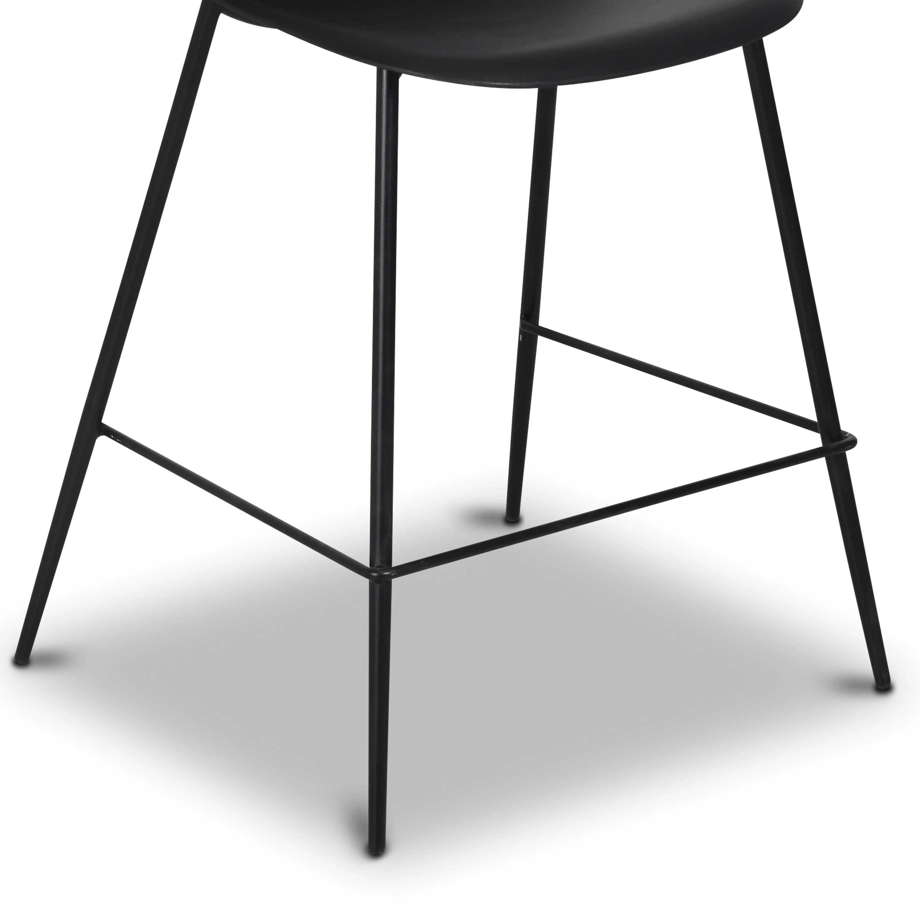 Isla Counter Height Stool | Black | Set of 3 - Image 11