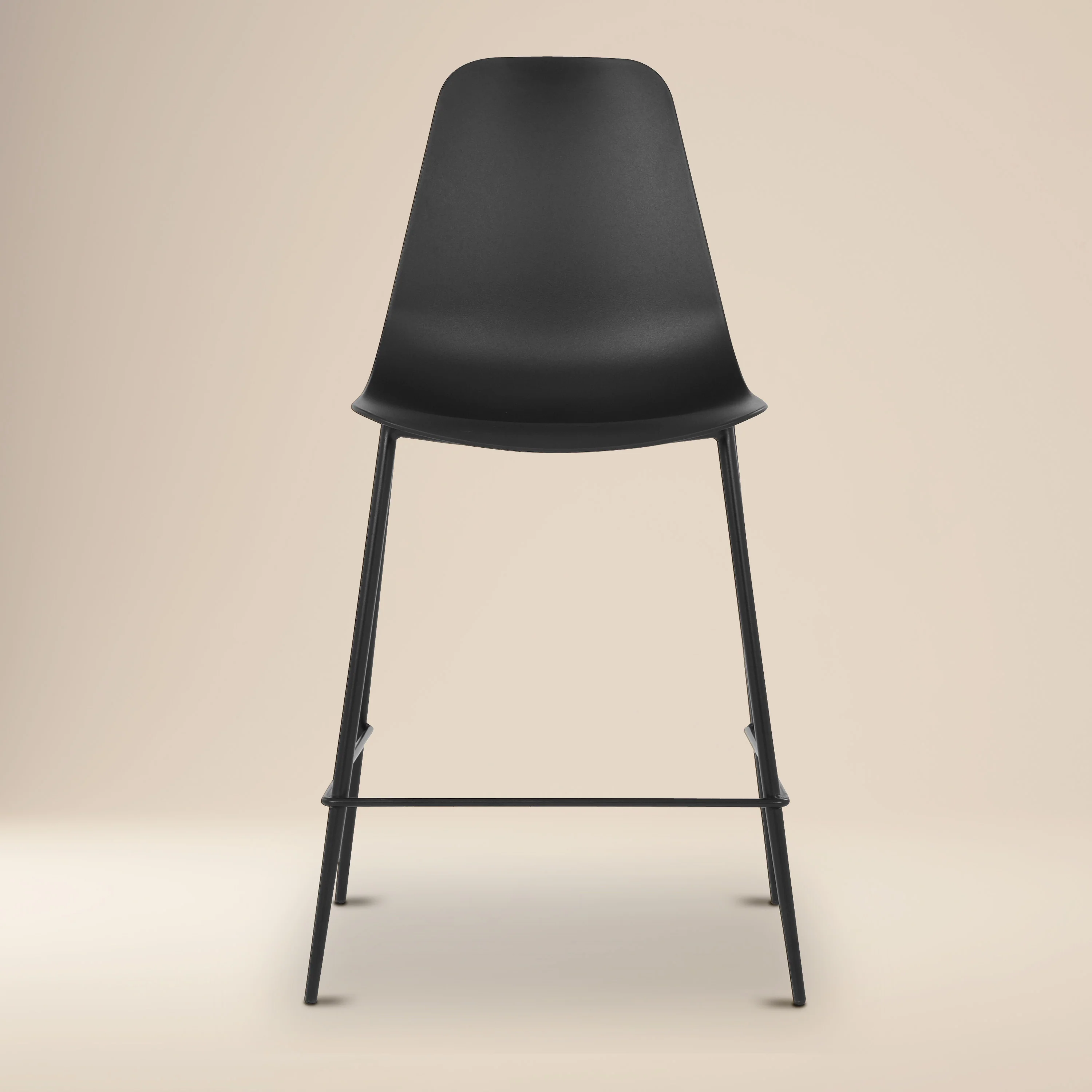 Isla Counter Height Stool | Black | Set of 3 - Image 2
