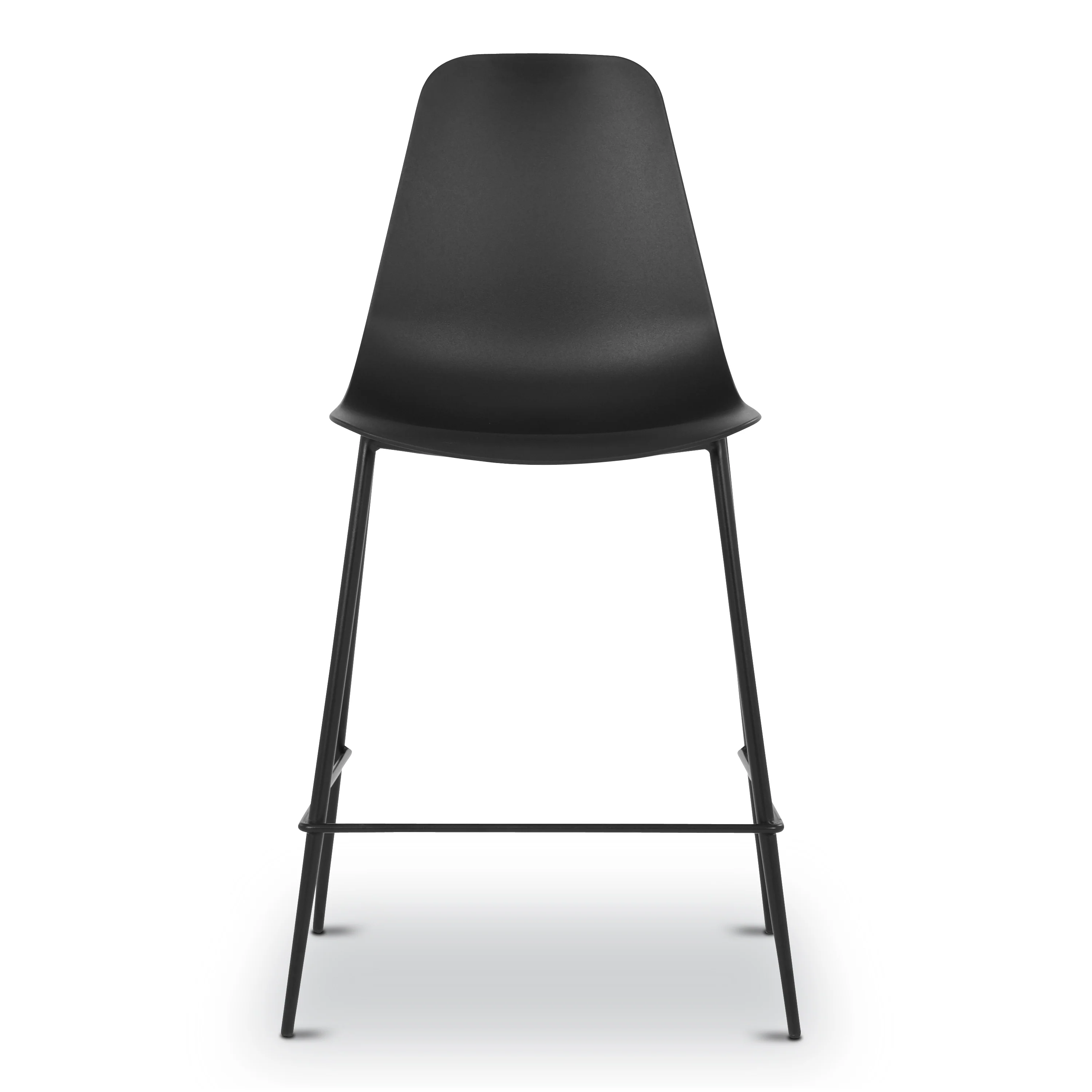 Isla Counter Height Stool | Black | Set of 3 - Image 5