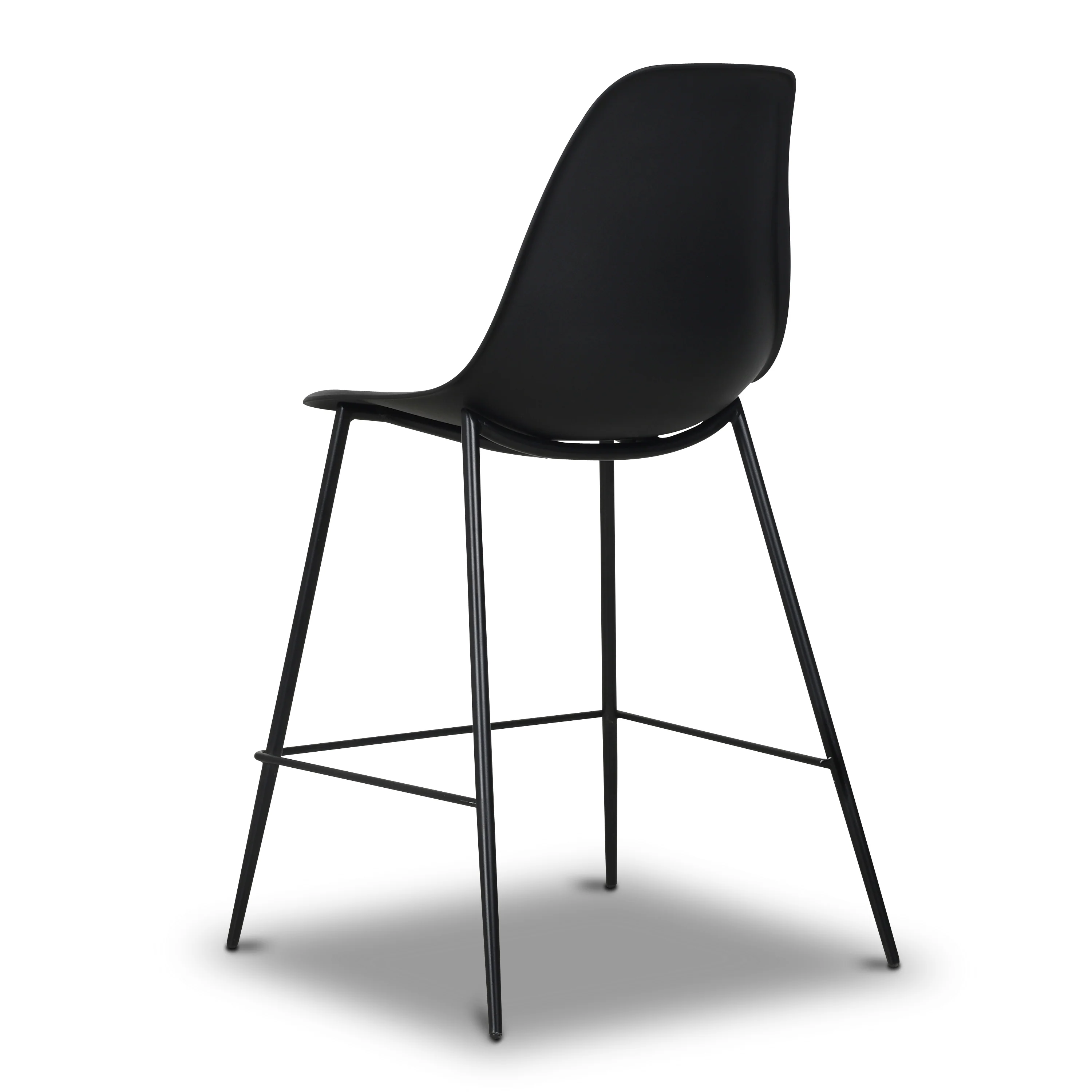 Isla Counter Height Stool | Black | Set of 3 - Image 7