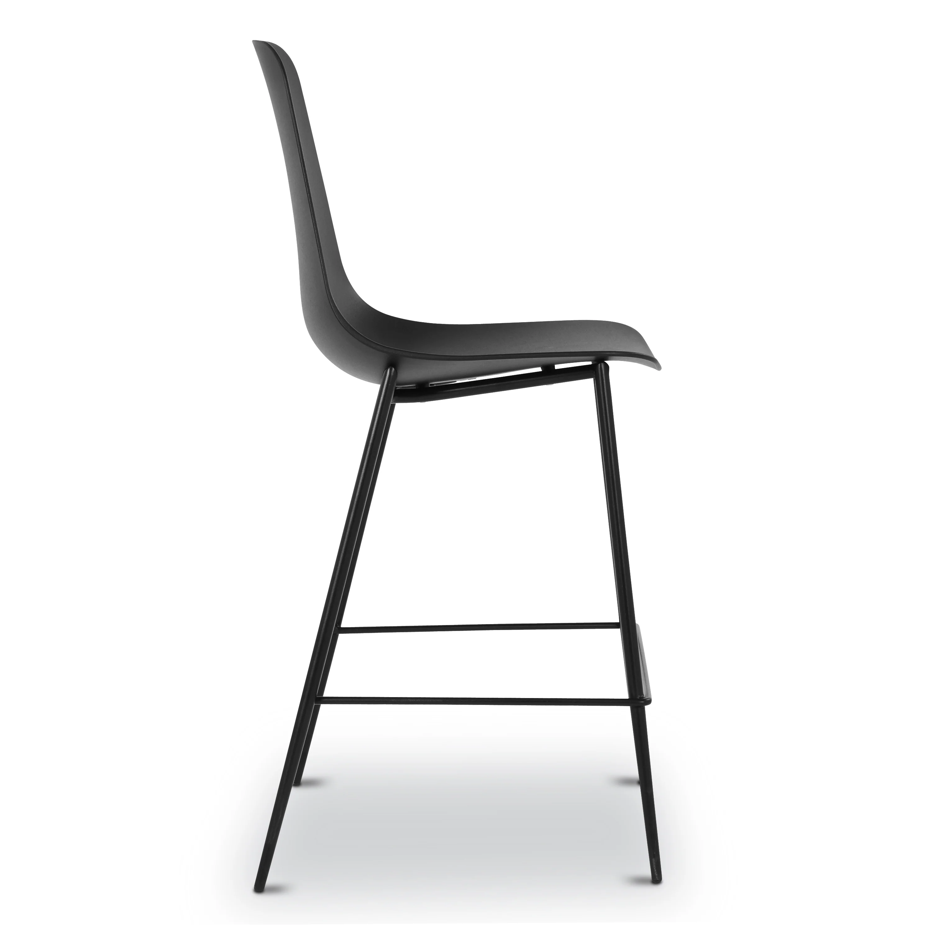 Isla Counter Height Stool | Black | Set of 3 - Image 8