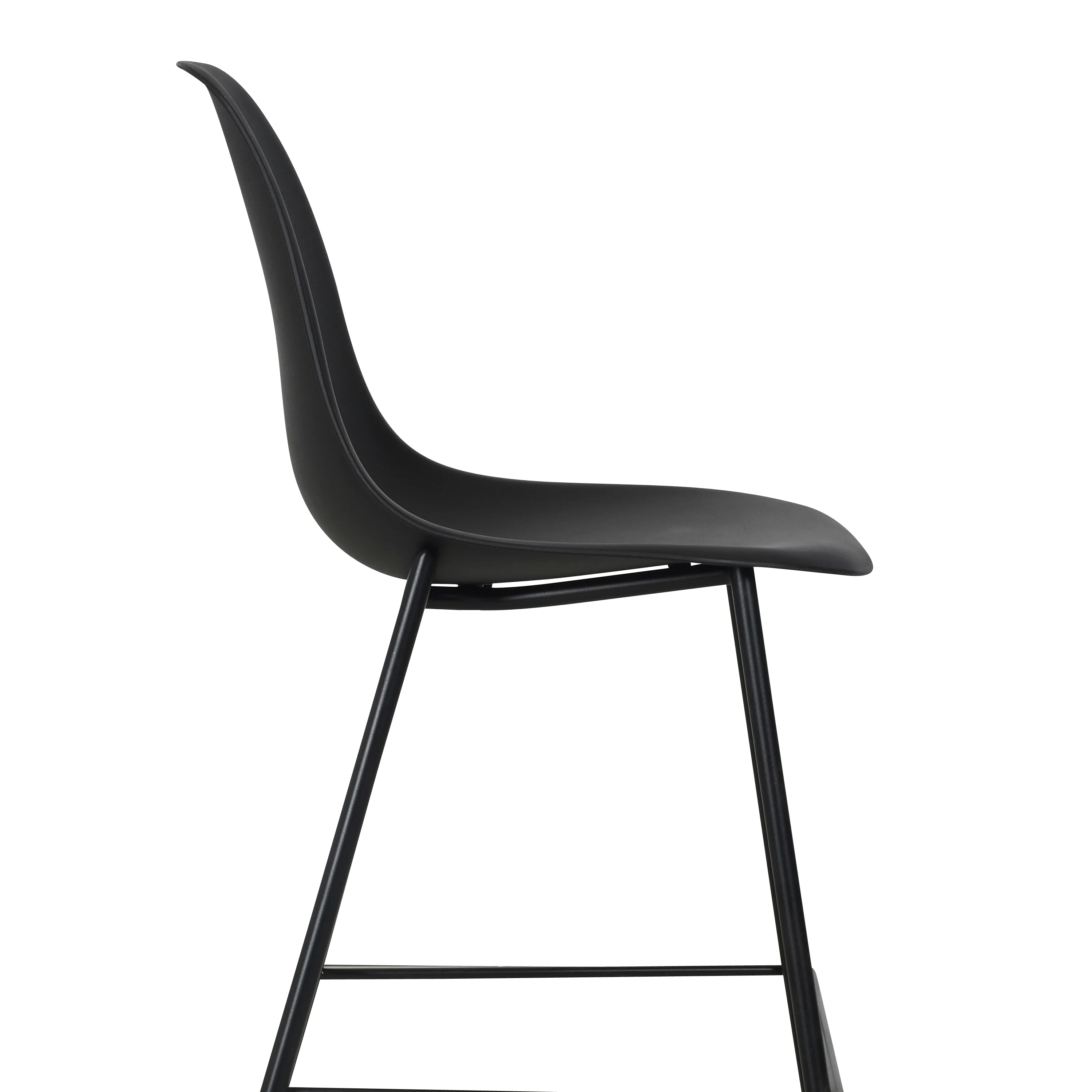 Isla Counter Height Stool | Black | Set of 3 - Image 9