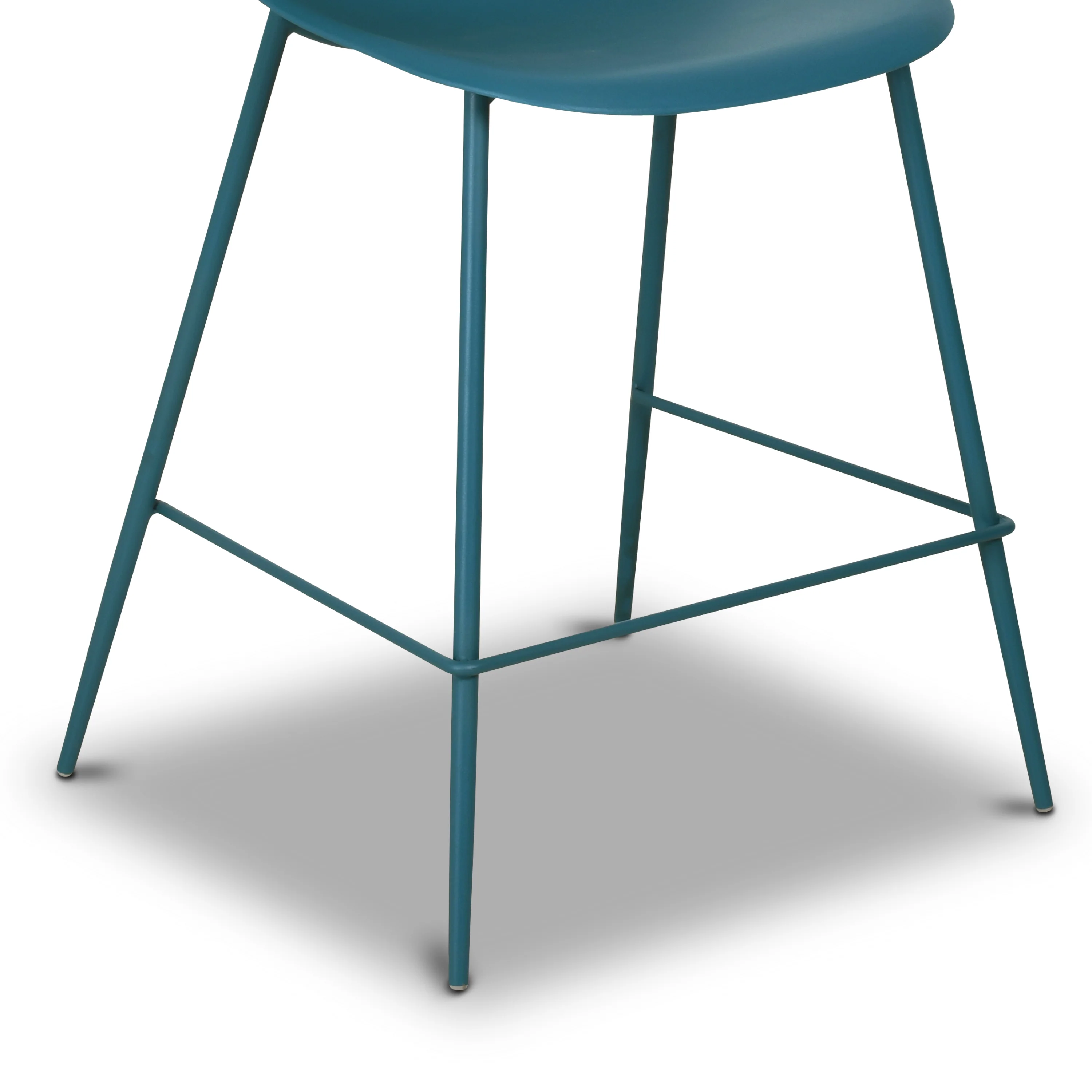 Isla Counter Height Stool | Ocean Teal | Set of 3 - Image 12