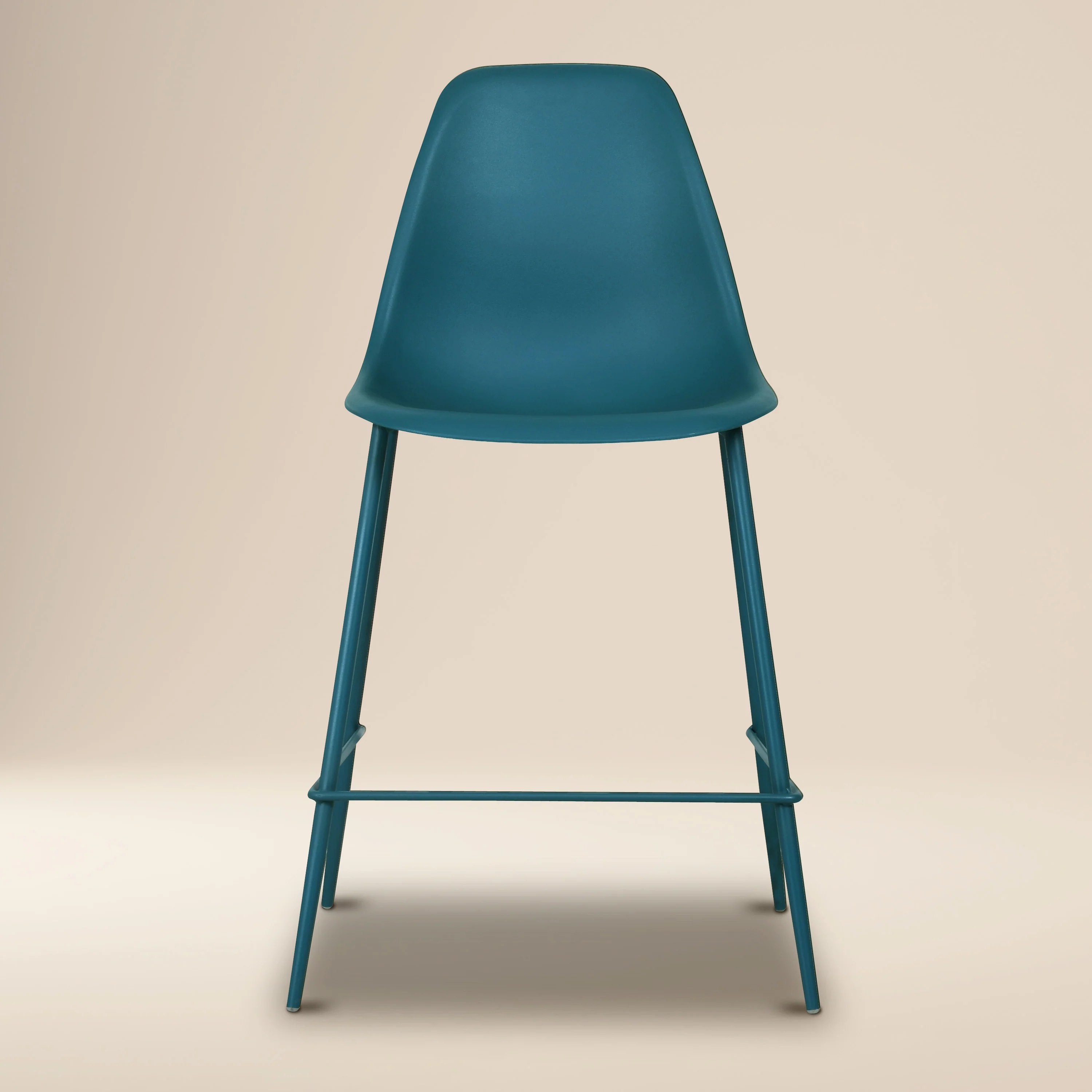 Isla Counter Height Stool | Ocean Teal | Set of 3 - Image 2