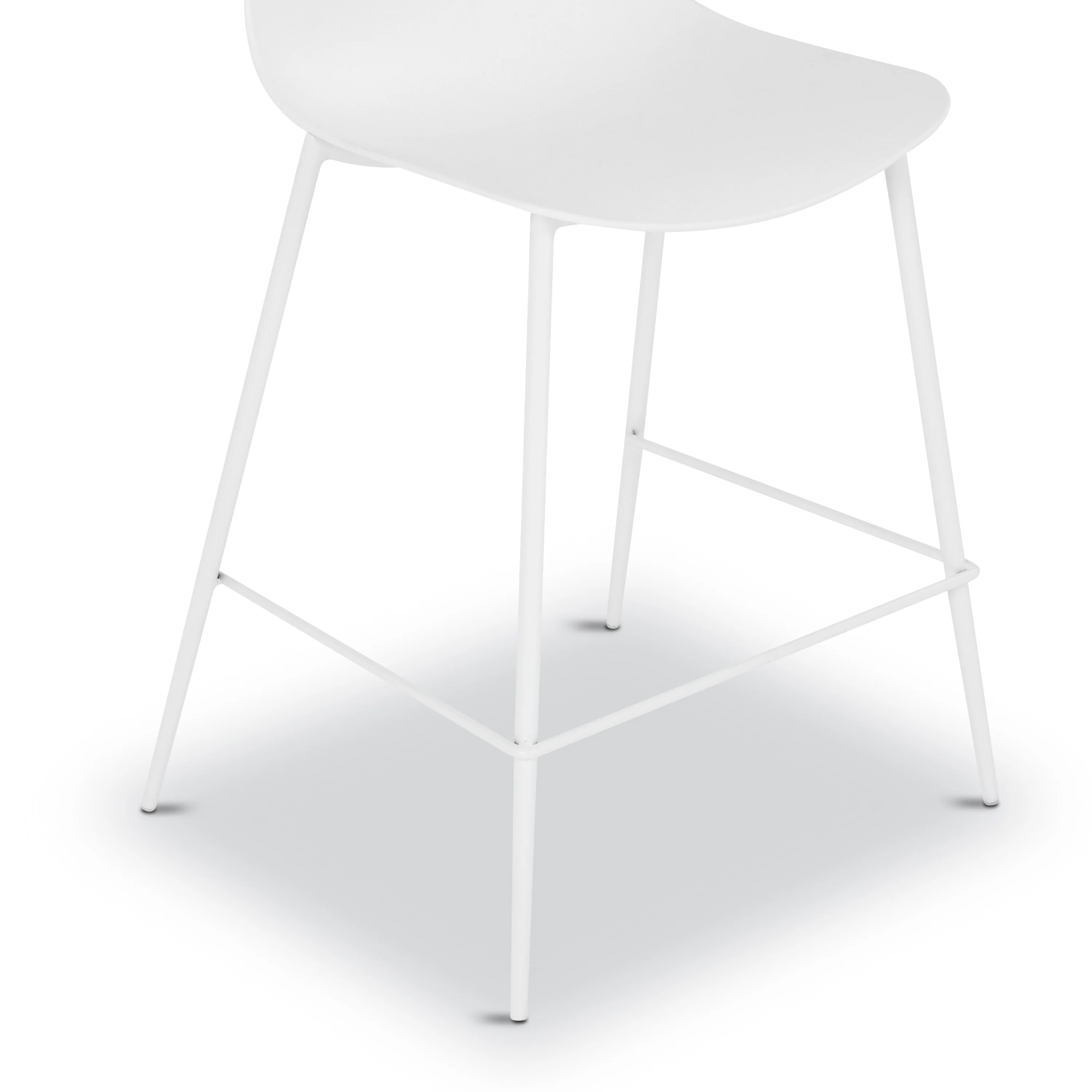 Isla Counter Height Stool | White | Set of 3 - Image 11