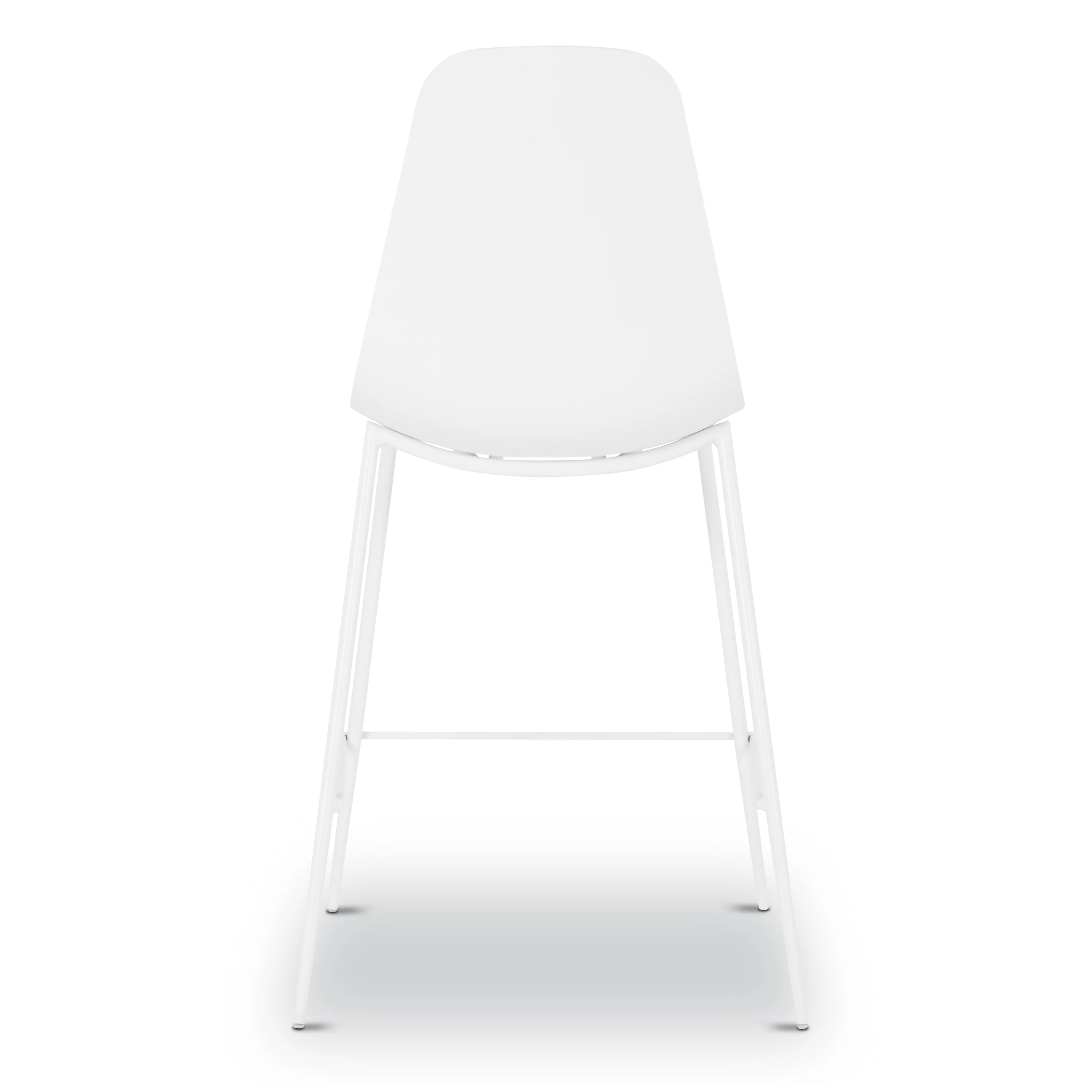 Isla Counter Height Stool | White | Set of 3 - Image 5