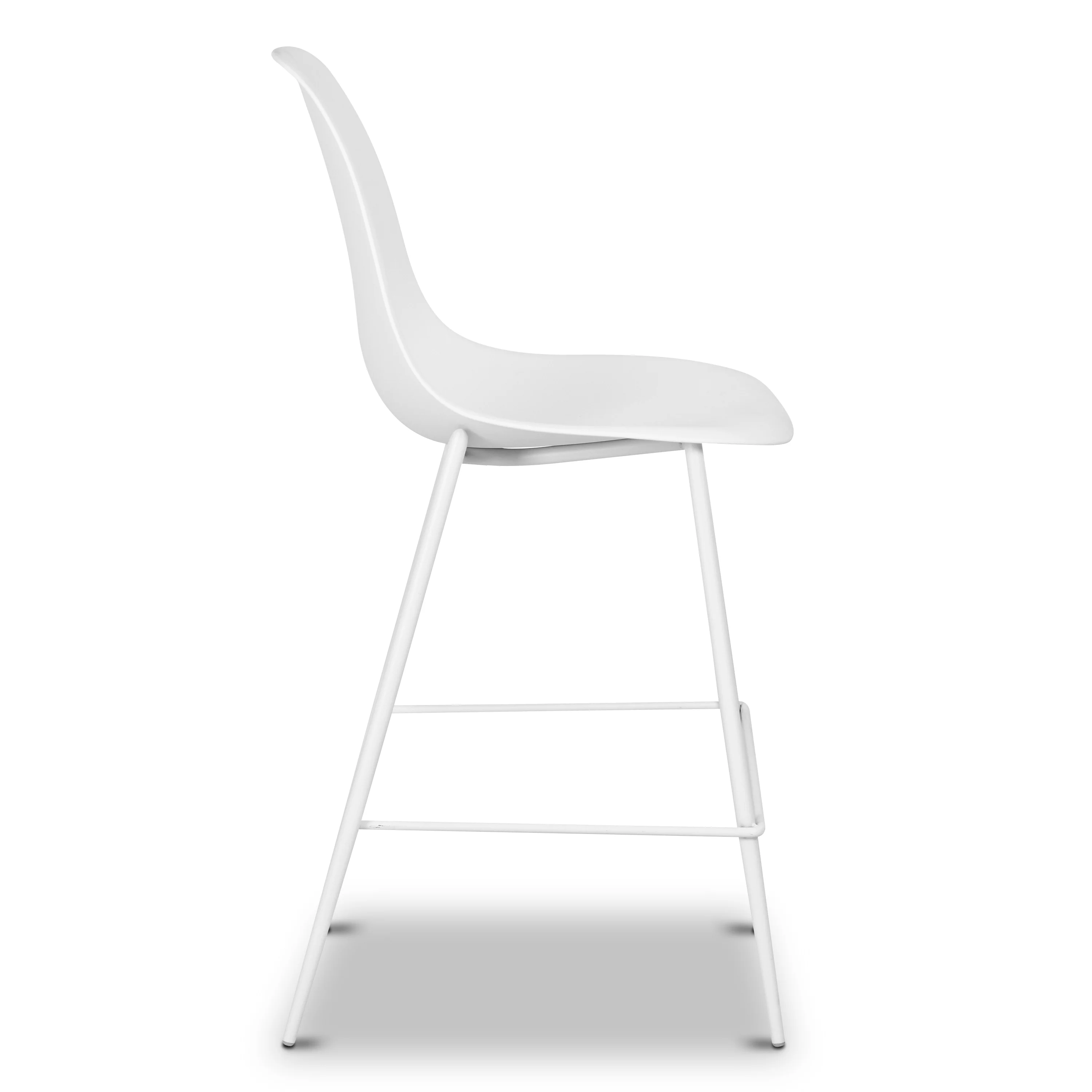 Isla Counter Height Stool | White | Set of 3 - Image 8
