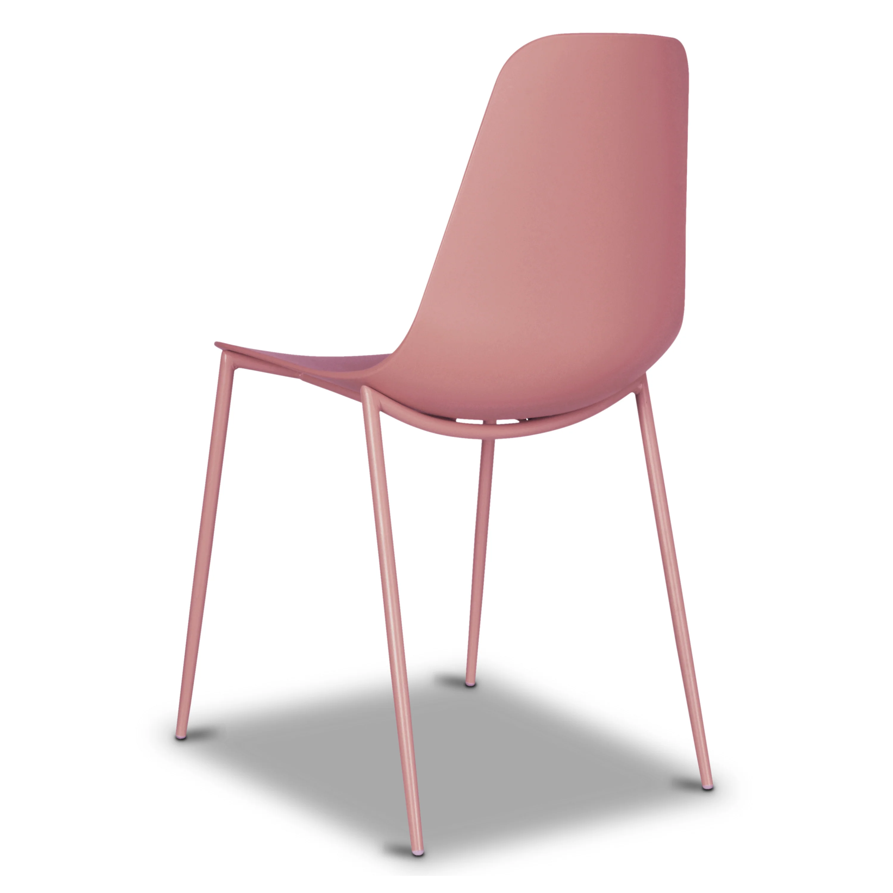 Isla Dining Chair | Blush Pink | Set of 4 - Image 10