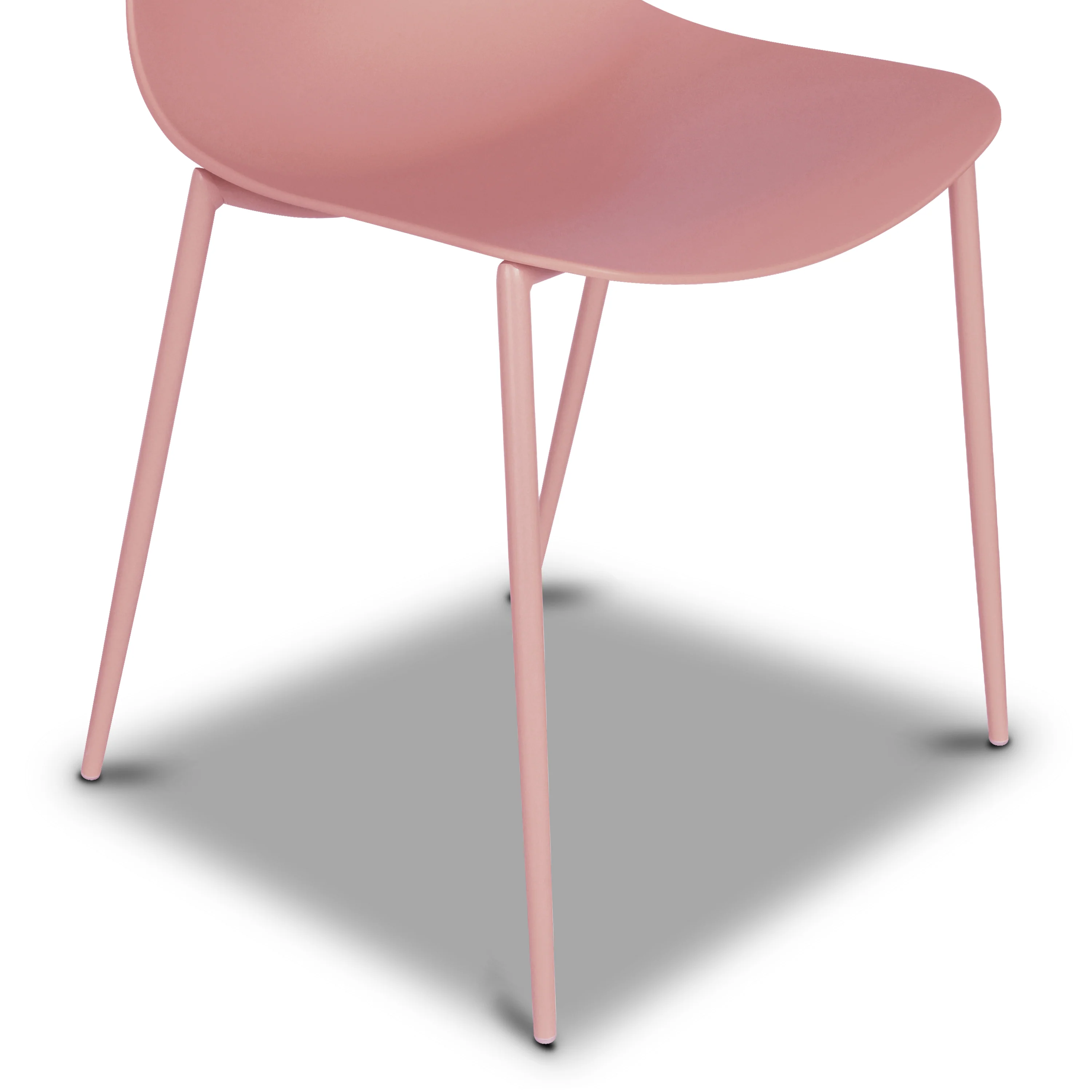 Isla Dining Chair | Blush Pink | Set of 4 - Image 15