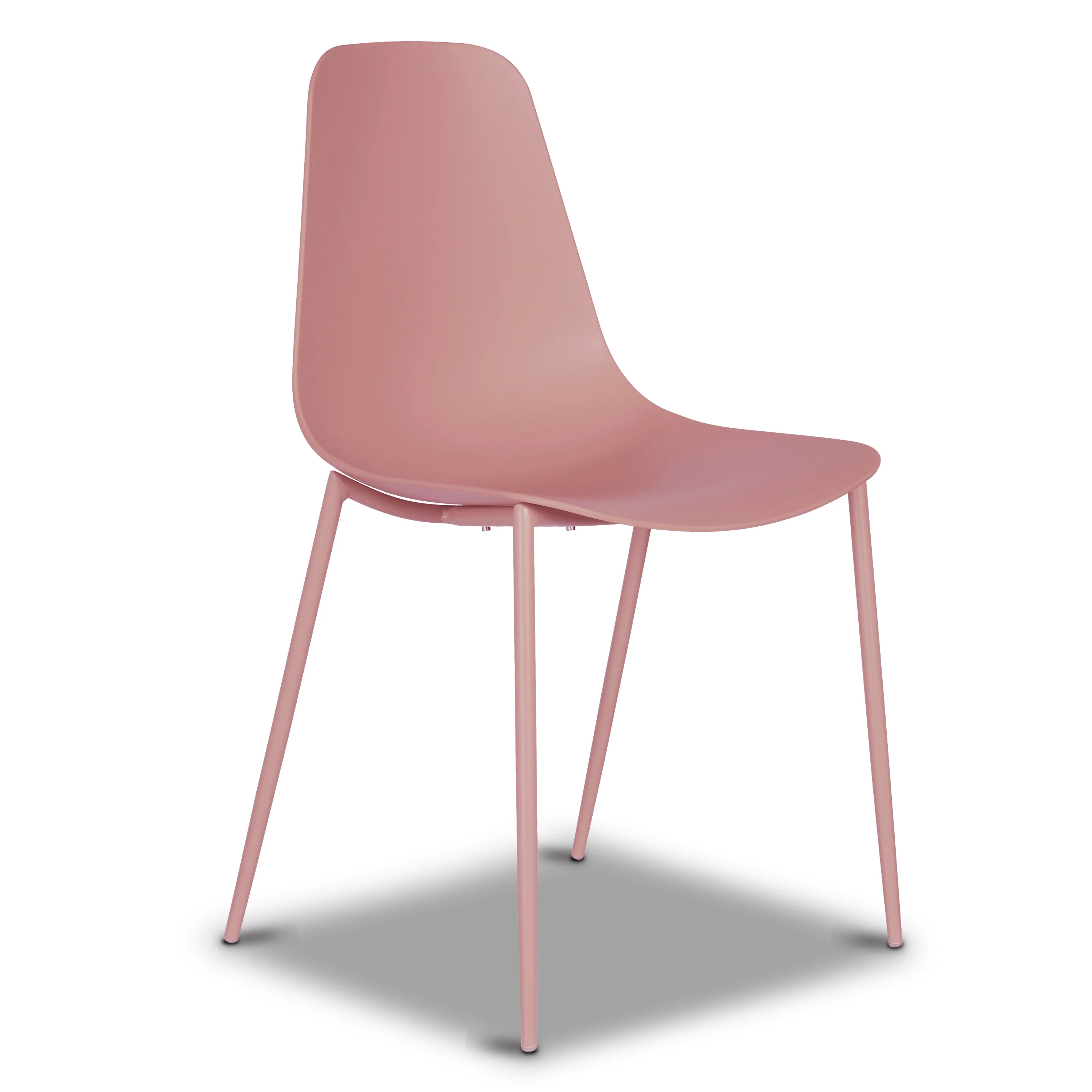 Isla Dining Chair | Blush Pink | Set of 4 - Image 8