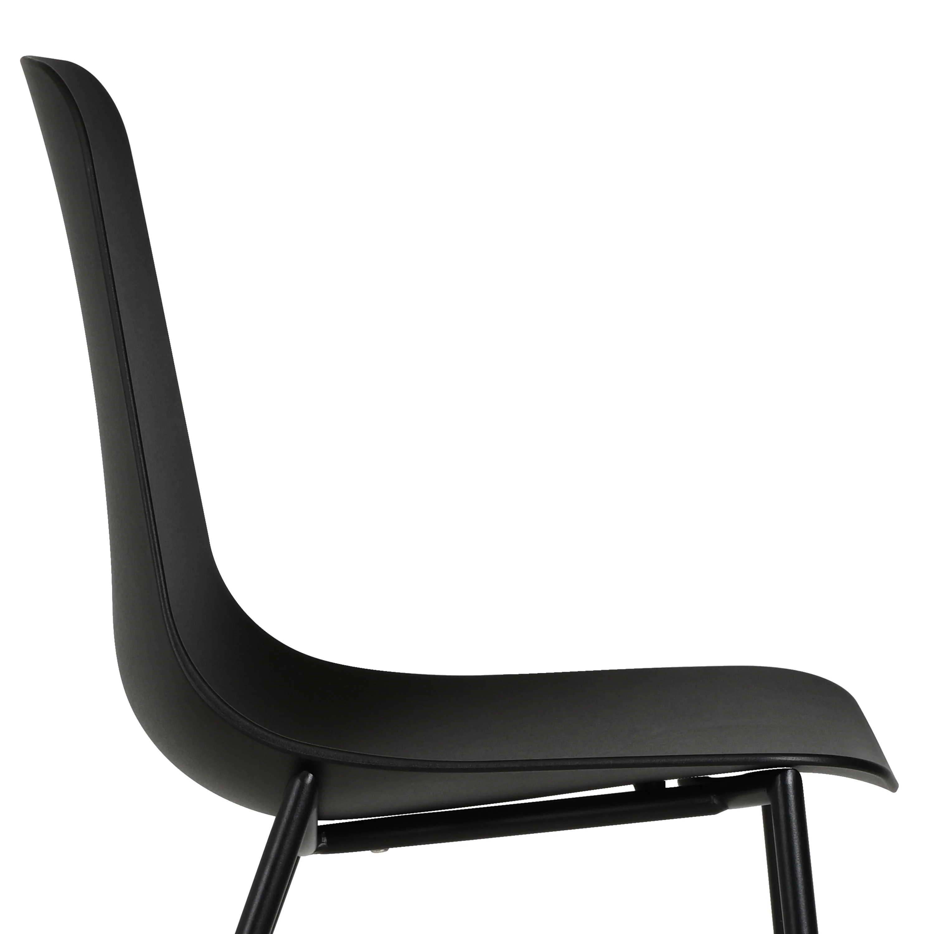 Isla Dining Chair | Ebony Black | Set of 4 - Image 10