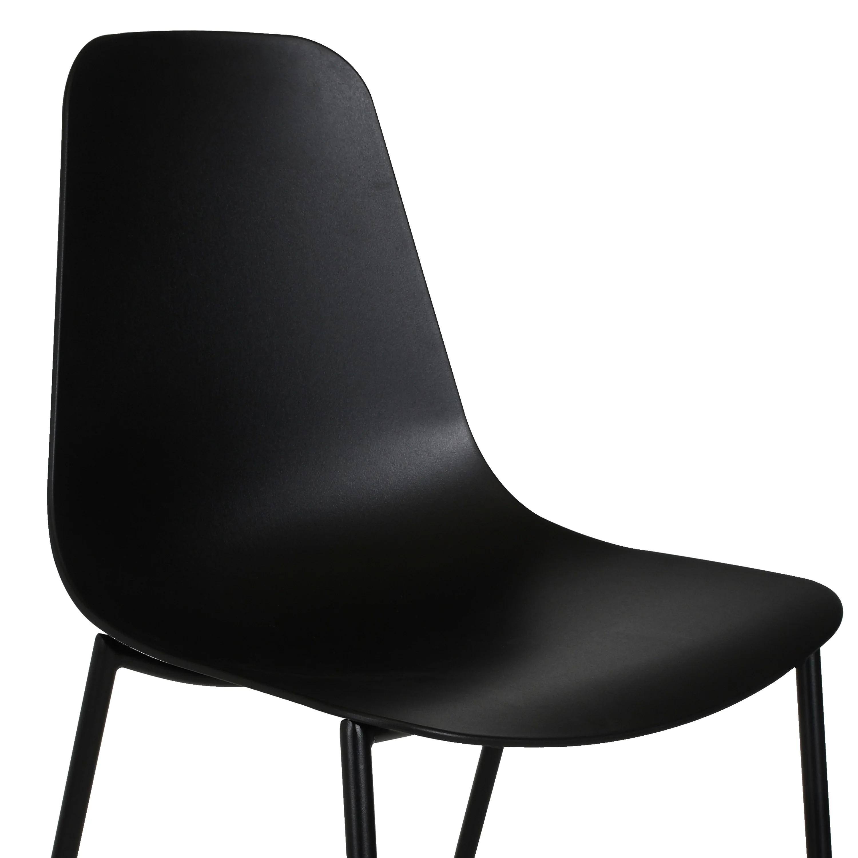 Isla Dining Chair | Ebony Black | Set of 4 - Image 11