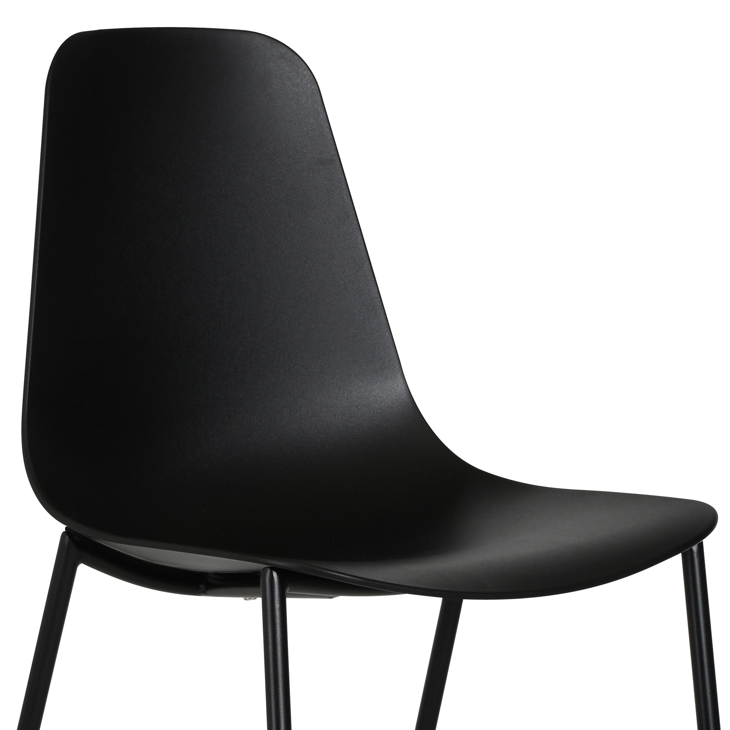 Isla Dining Chair | Ebony Black | Set of 4 - Image 12