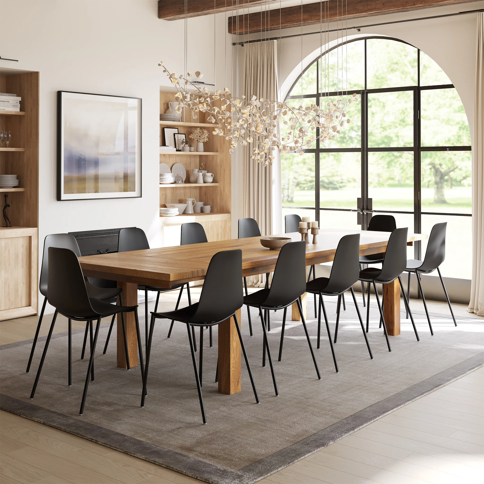Isla Dining Chair | Ebony Black | Set of 4 - Image 3