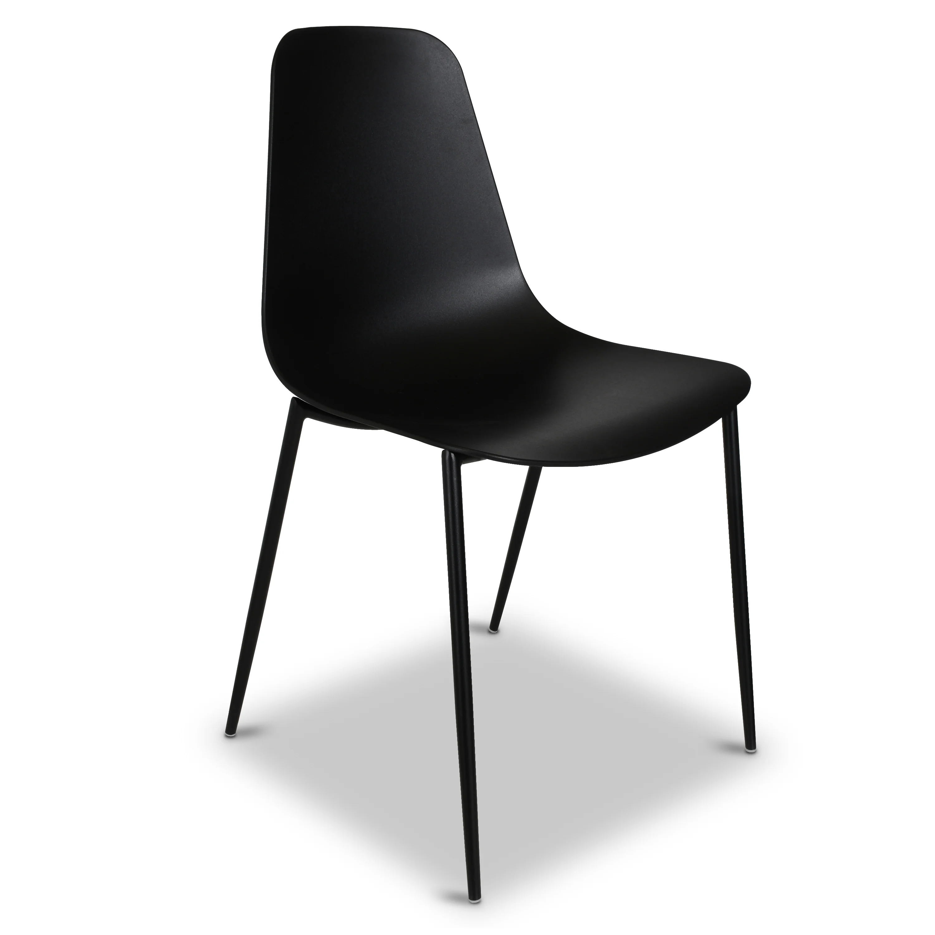 Isla Dining Chair | Ebony Black | Set of 4 - Image 8