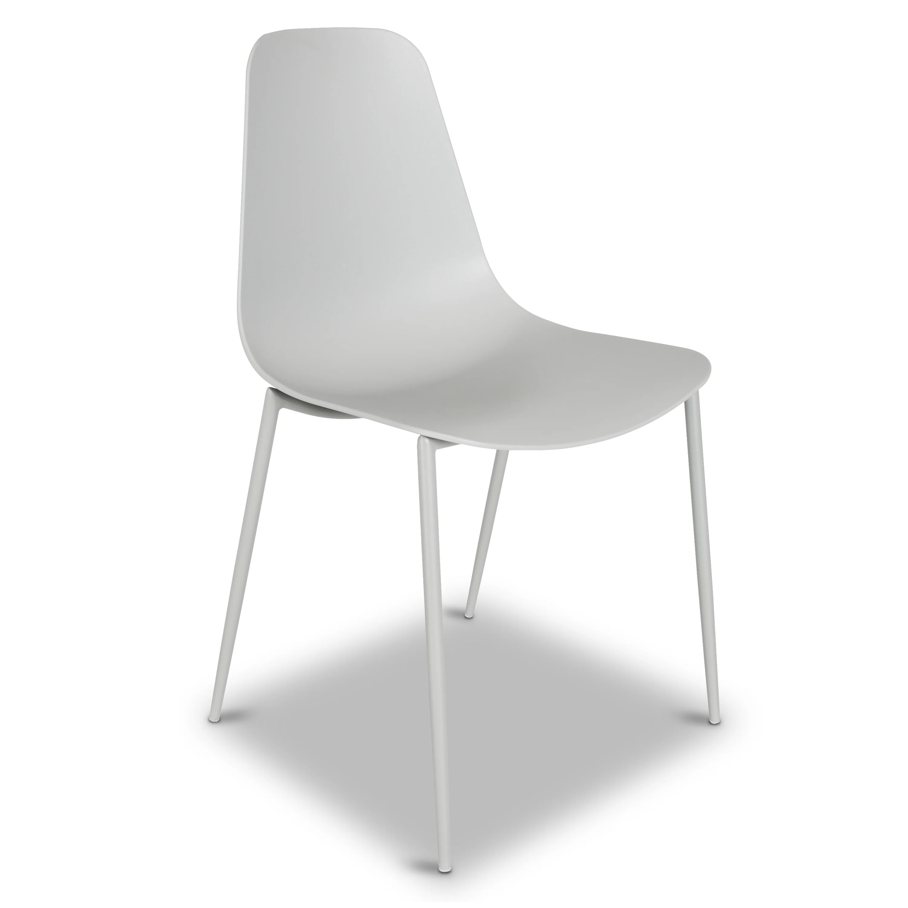 Isla Dining Chair | Feather Grey | Set of 4 - Image 5