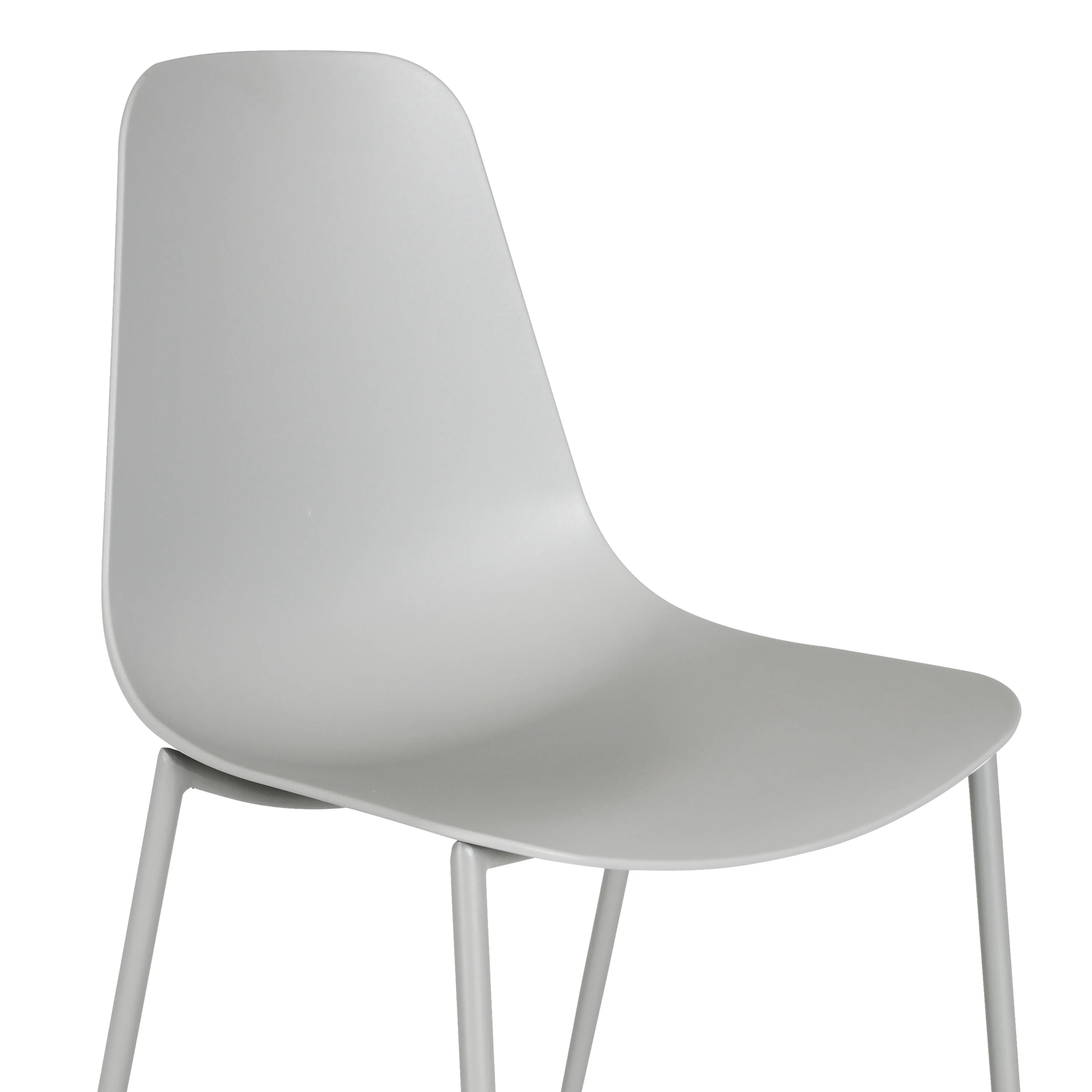 Isla Dining Chair | Feather Grey | Set of 4 - Image 9