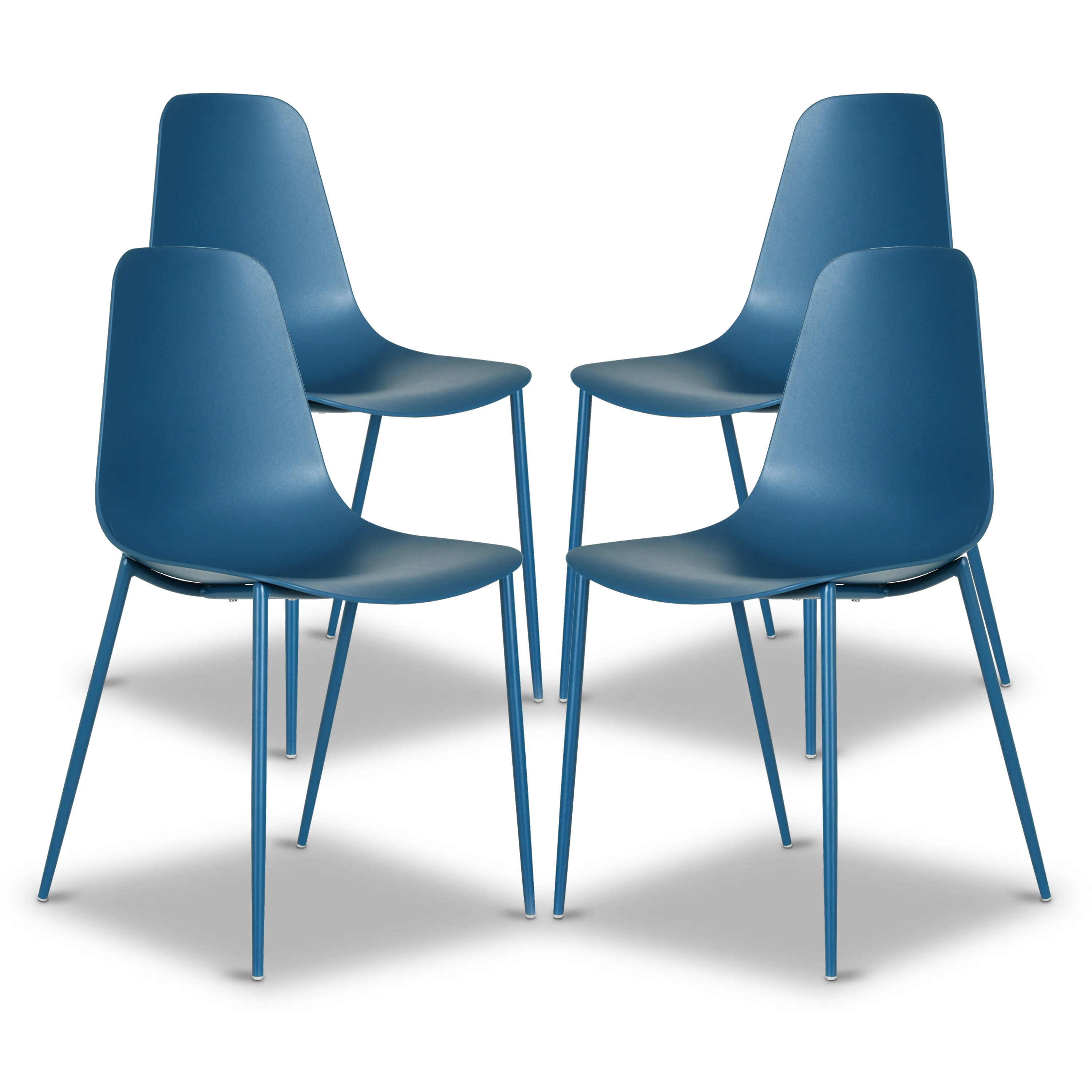 Isla Dining Chair | Lago Blue | Set of 4 - Image 7