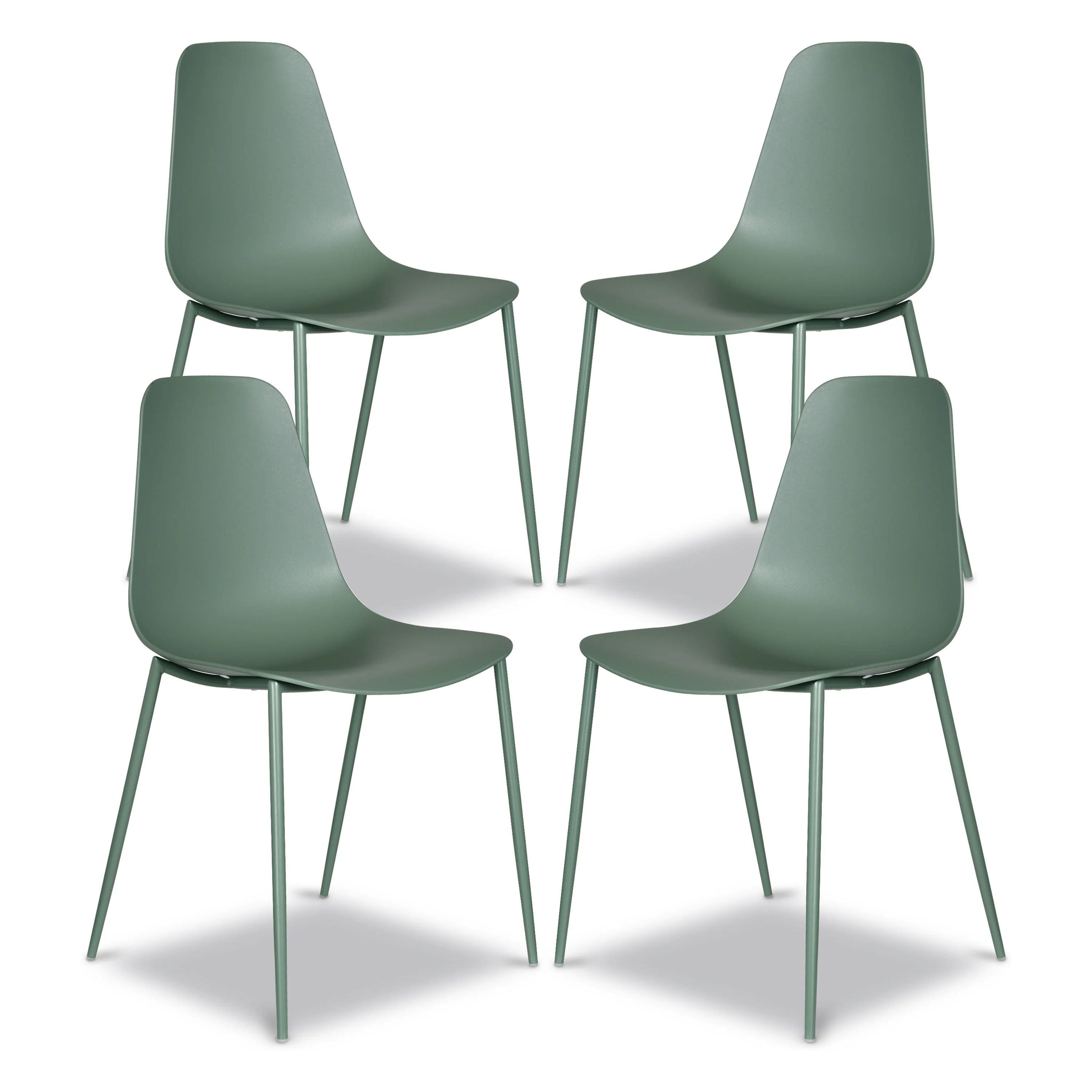 Isla Dining Chair | Pistachio Green | Set of 4 - Image 3